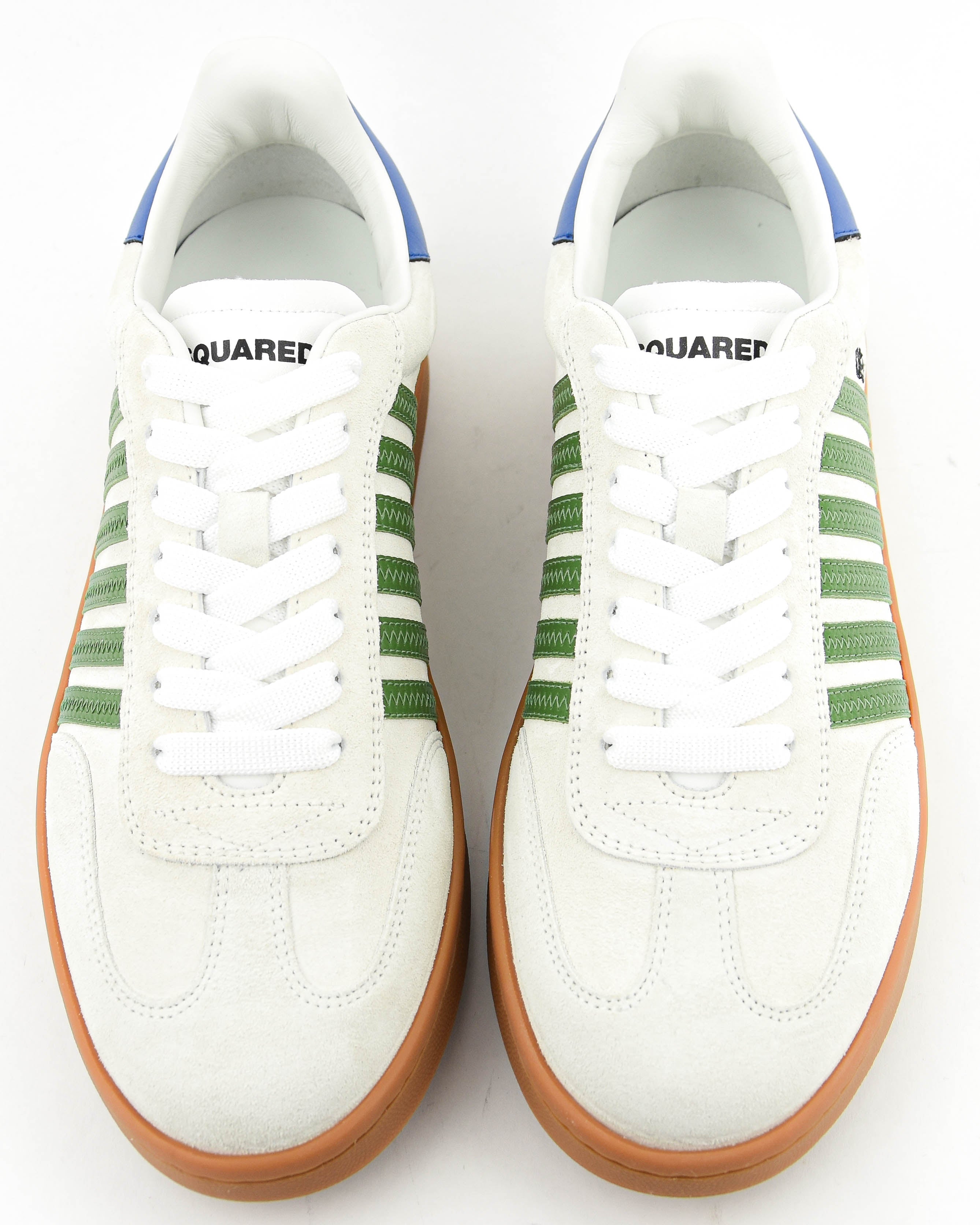 DSQUARED2 BOXER SNEAKER WHITE GREEN