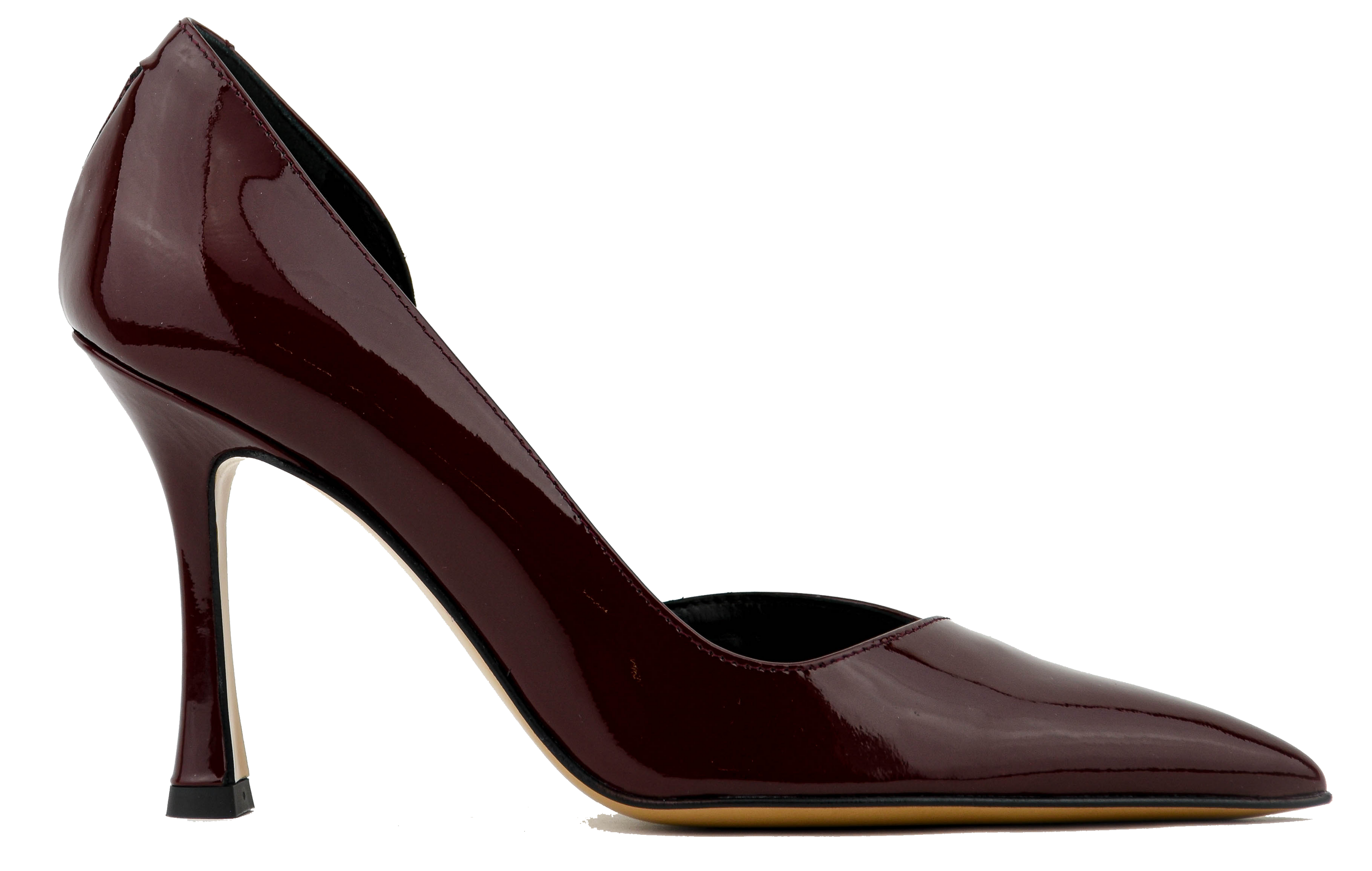 PAULWARMER D'ORSAY PUMP BURGUNDY