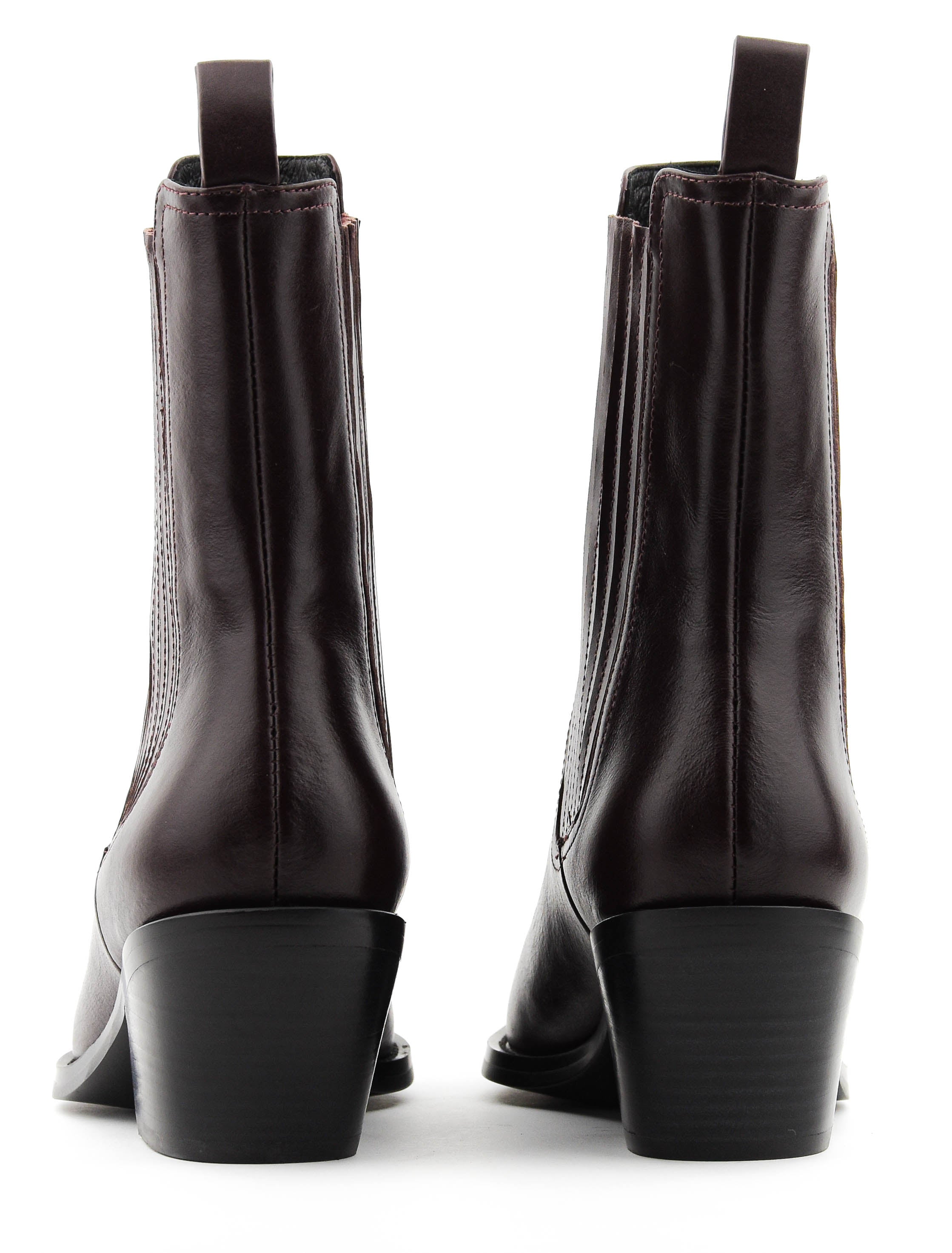 LOLA CRUZ AUREL ANKLE BOOT DARK BROWN