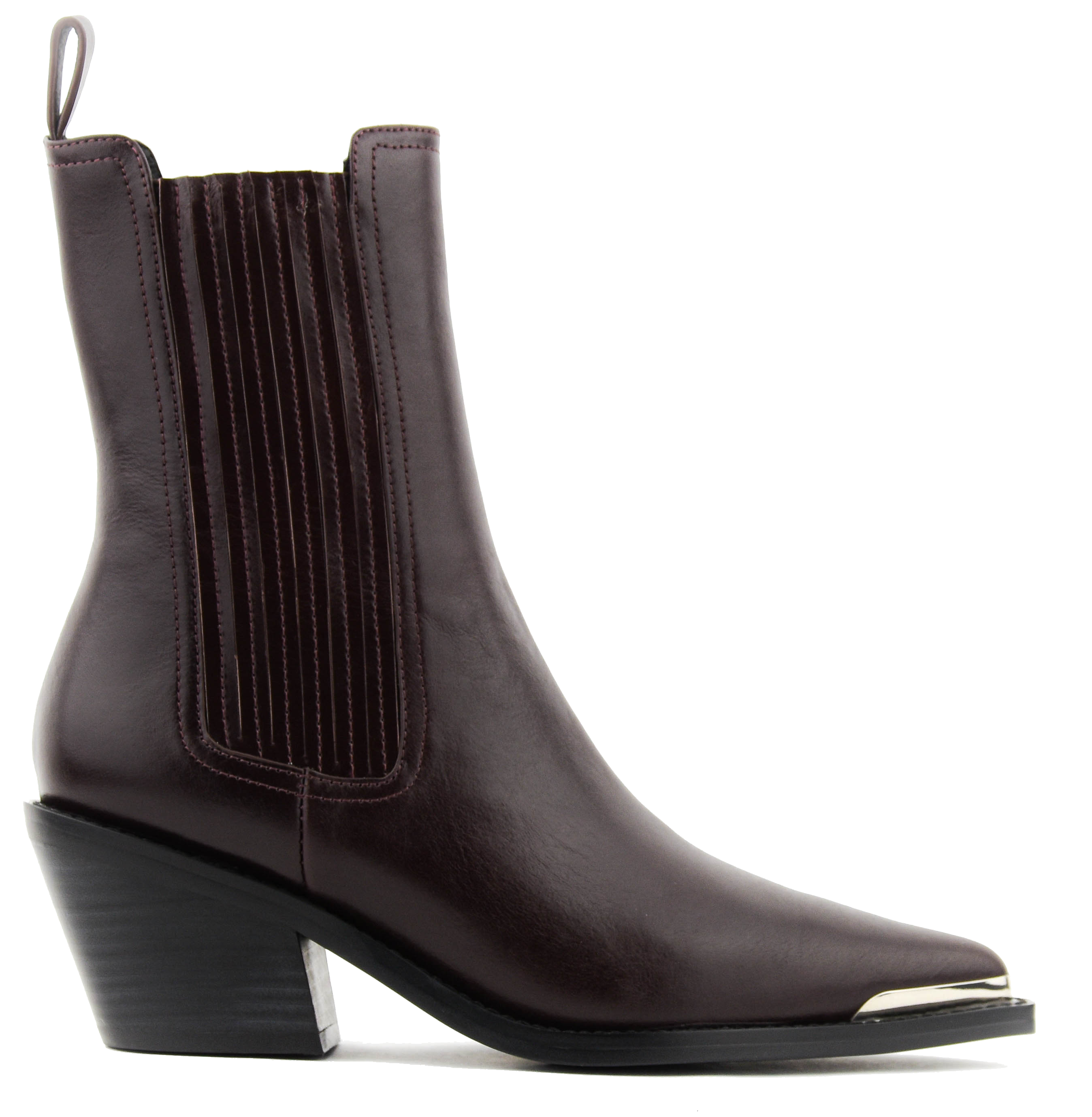 LOLA CRUZ AUREL ANKLE BOOT DARK BROWN