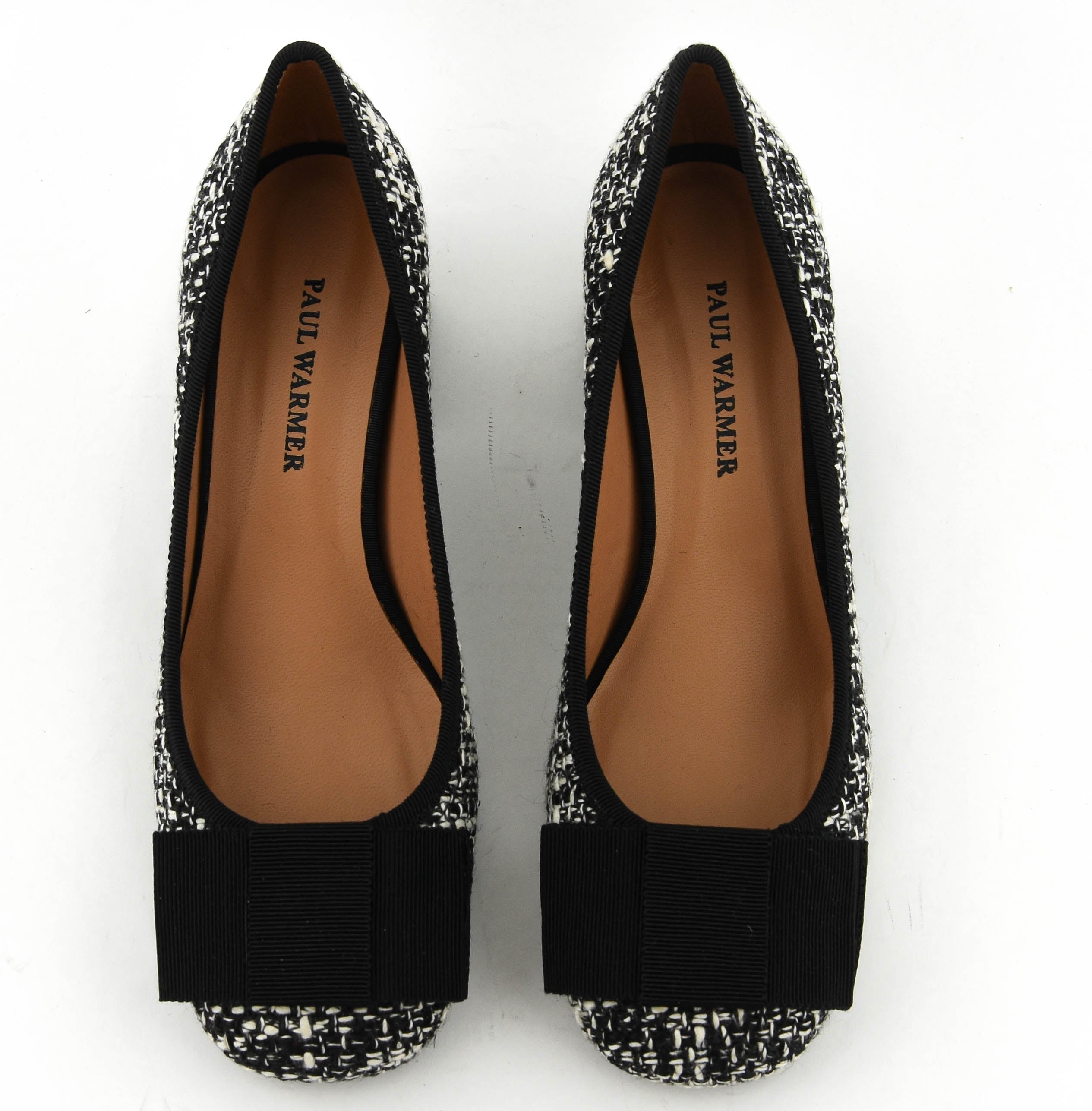 PAULWARMER ARIANA PUMP BOUCLE BLACK