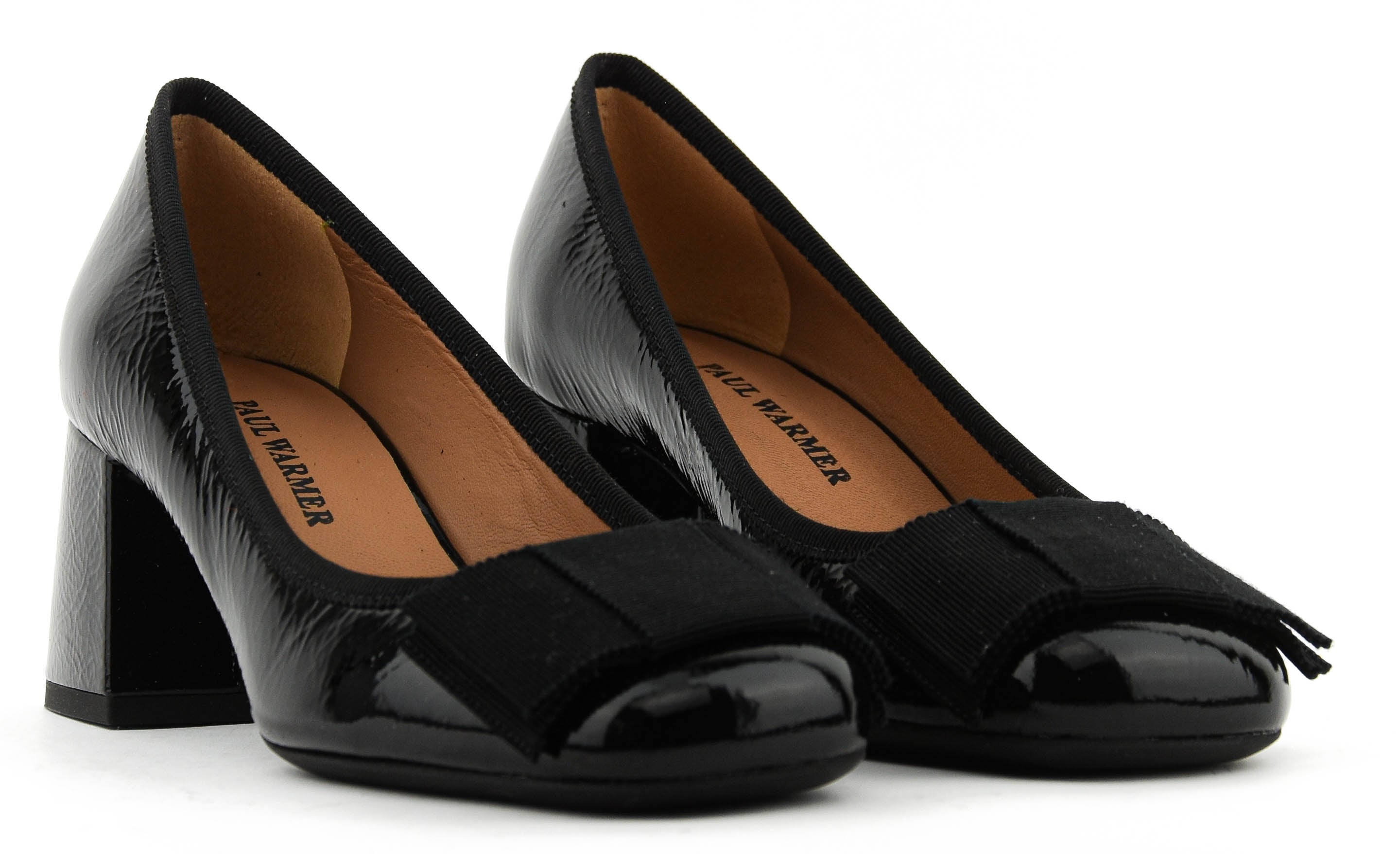 PAULWARMER ARIANA PUMP PATENT BLACK