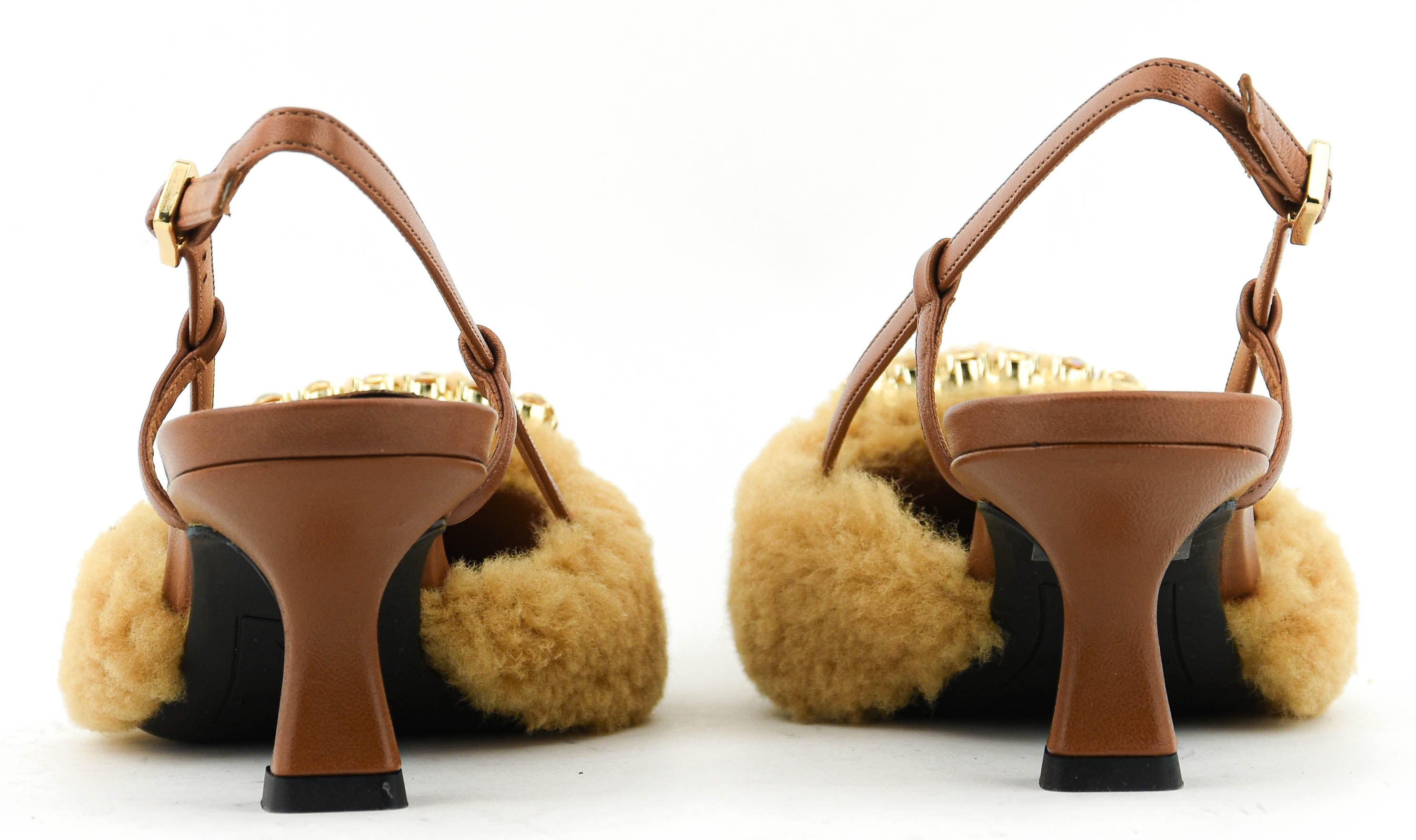 PAULWARMER TEDDY SLINGBACK TAN