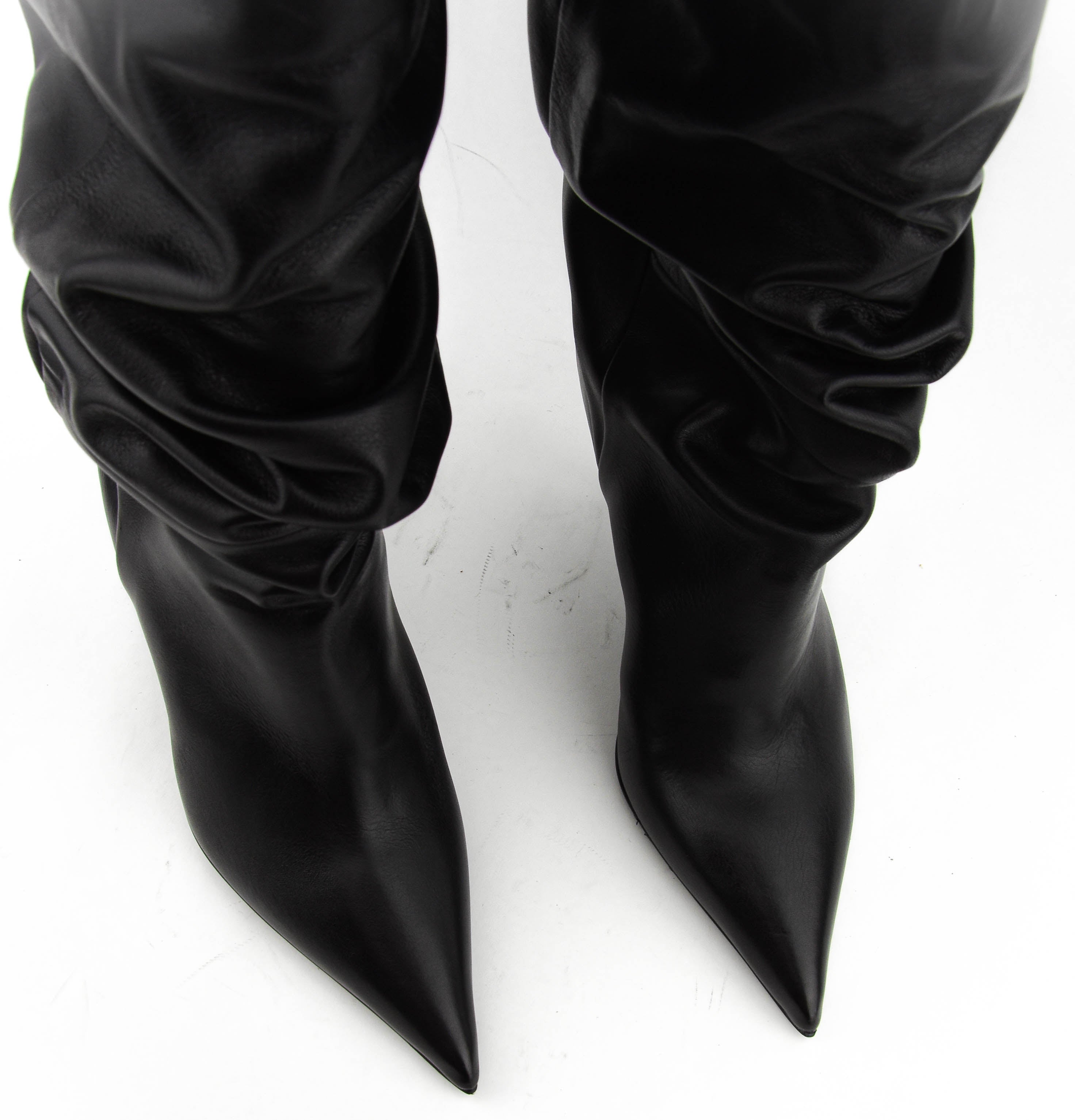 STRATEGIA SLOUCHY OVERKNEE BOOTS BLACK - Main Image