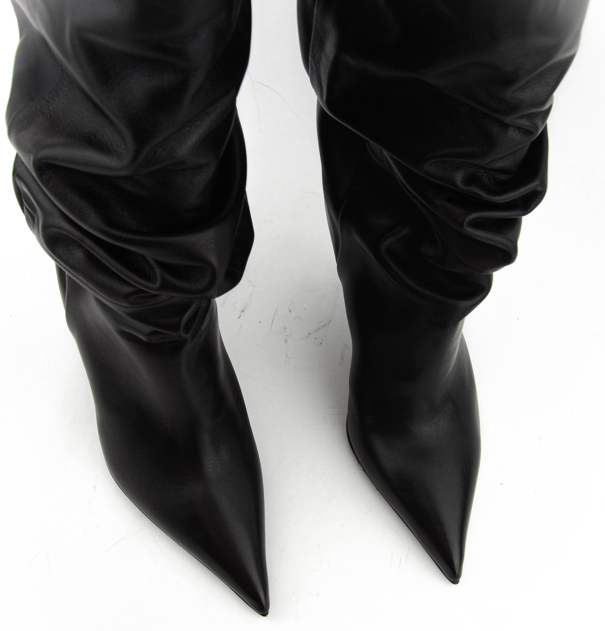 STRATEGIA SLOUCHY OVERKNEE BOOTS BLACK - Main Image
