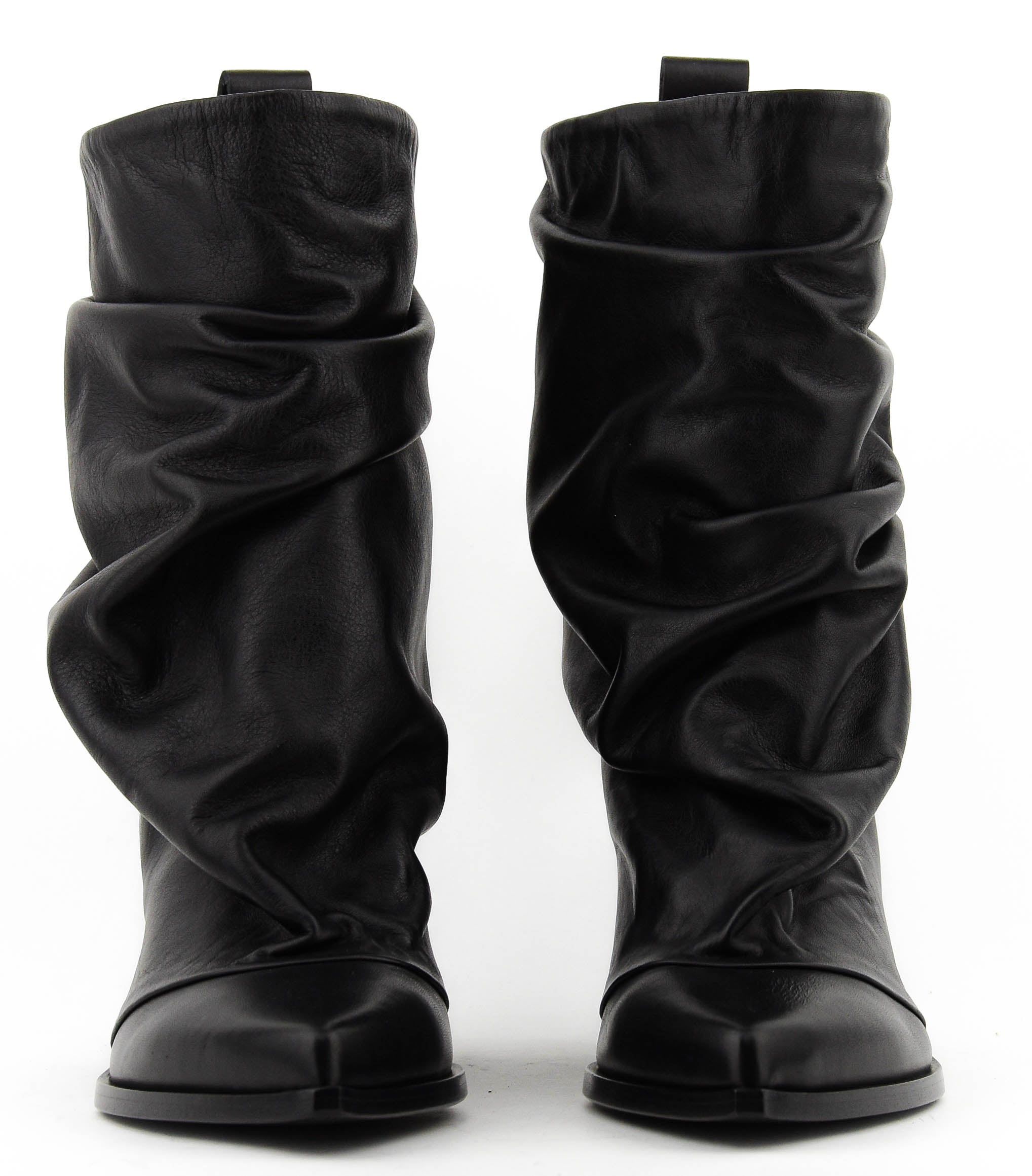 ELENA IACHI SLOUCHY SHORT BOOT BLACK