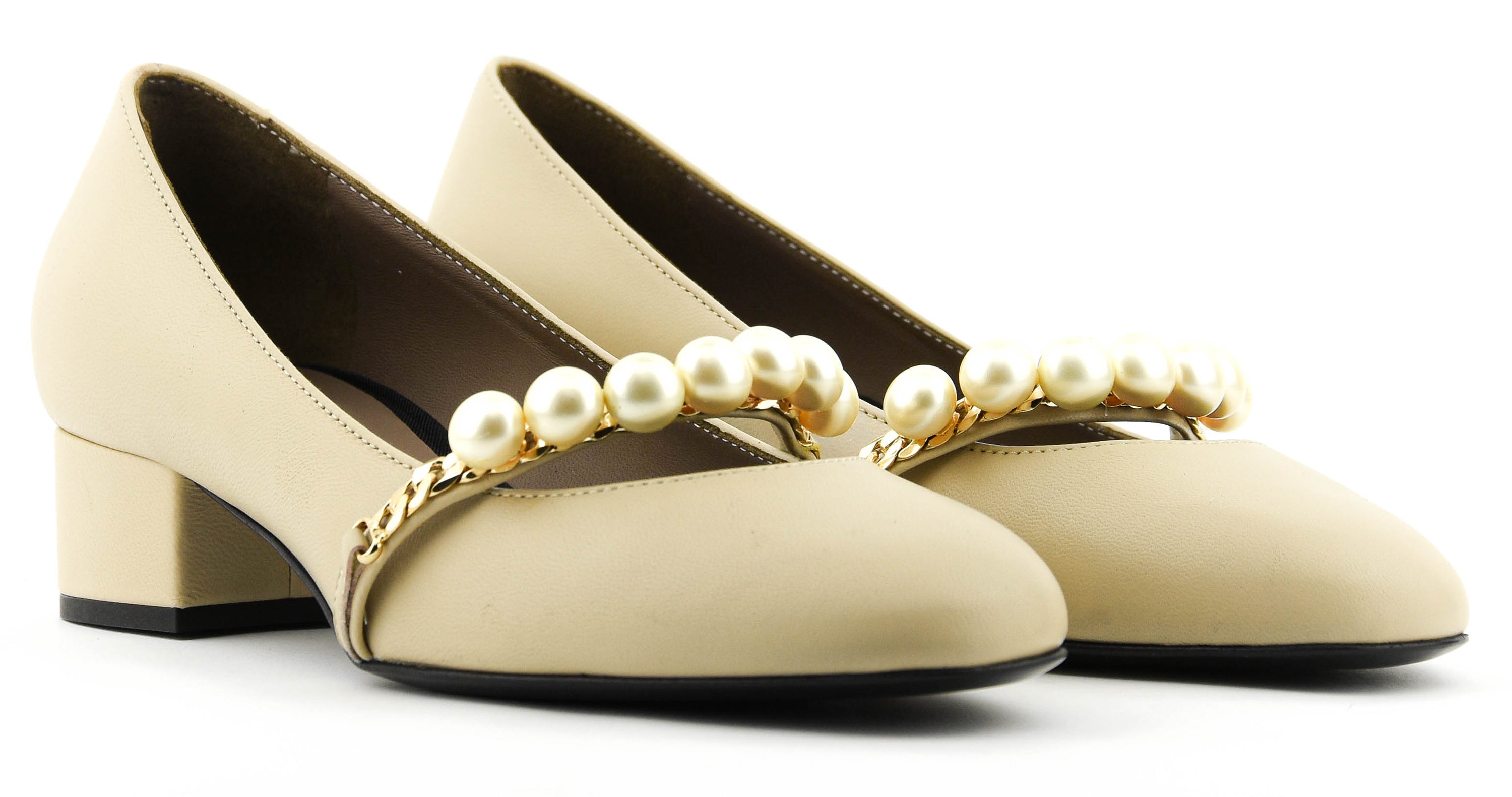 ROBERTO FESTA LIANA PEARL PUMP WHITE