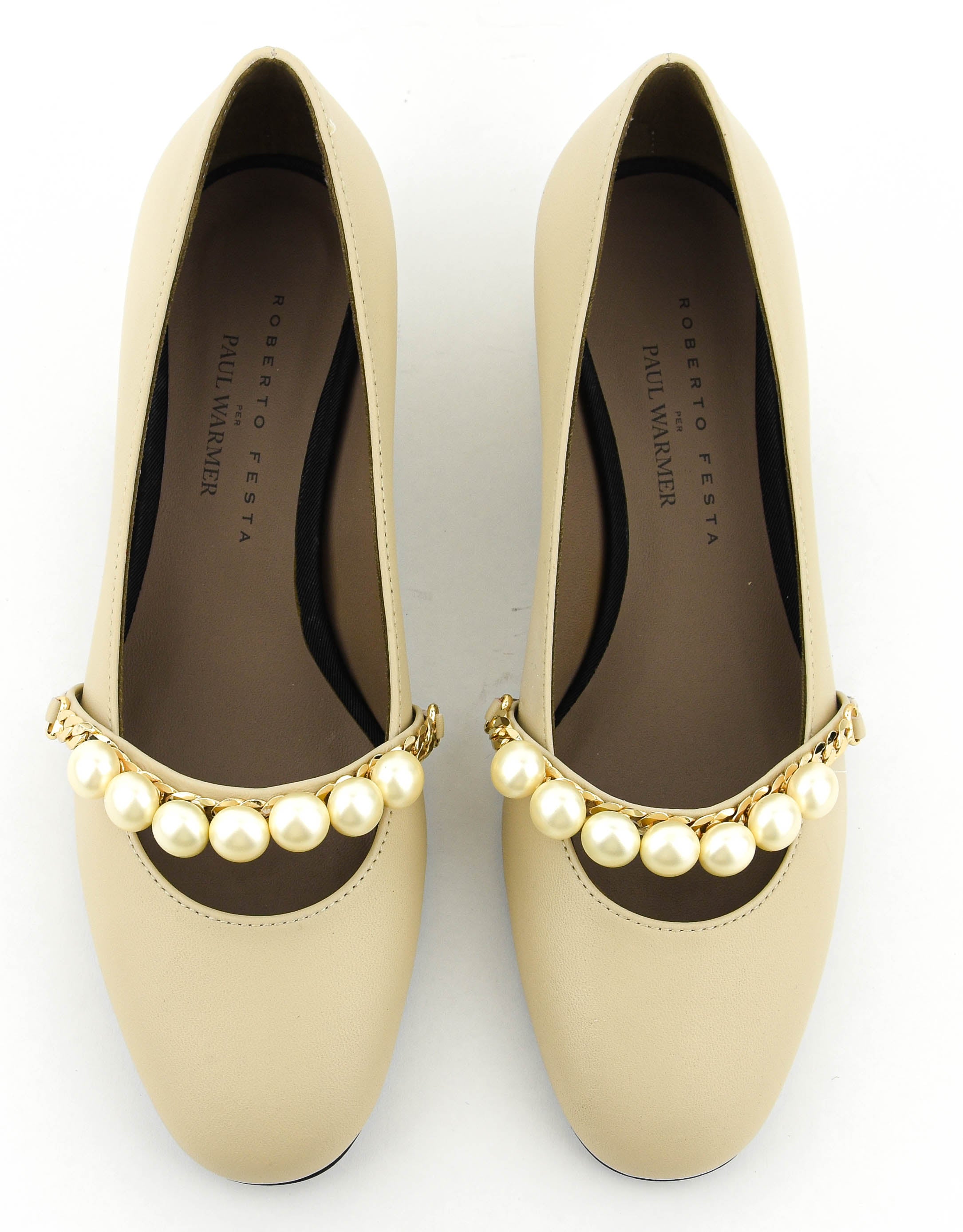 ROBERTO FESTA LIANA PEARL PUMP WHITE