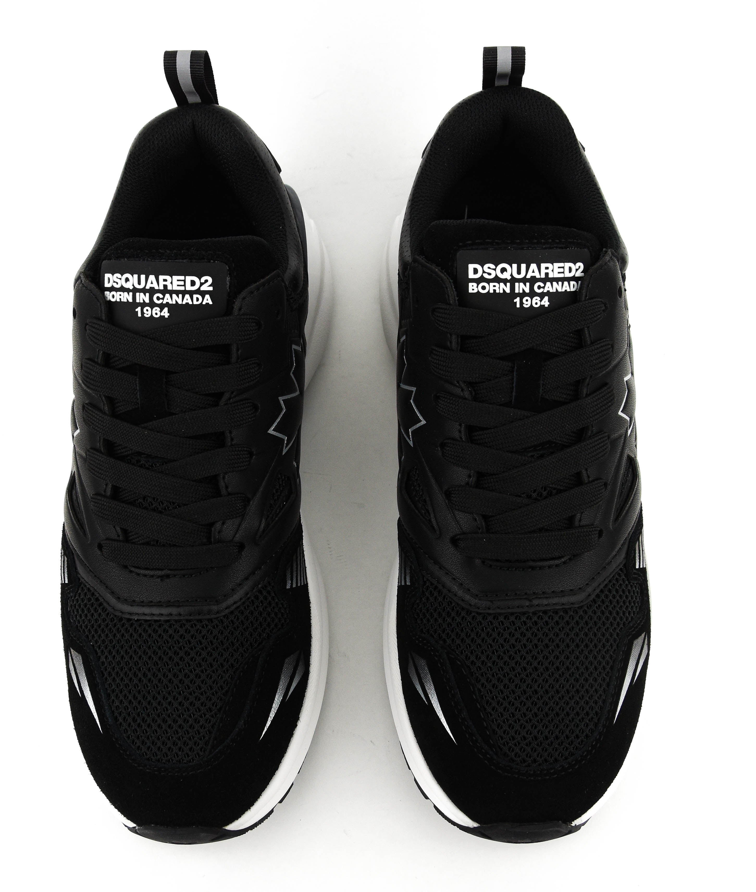 DSQUARED2 DASH SNEAKER BLACK WHITE