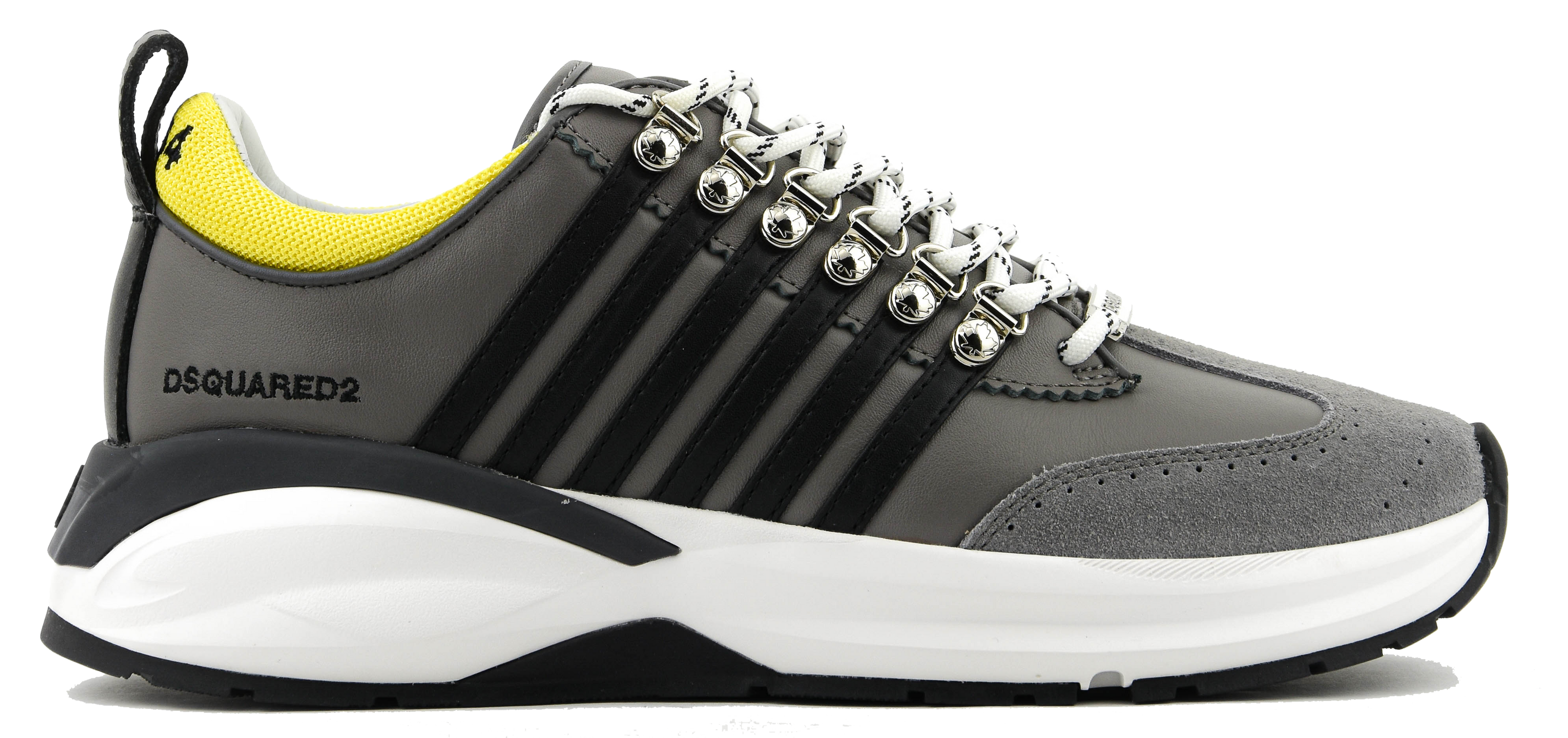 DSQUARED2 DASH SNEAKER GREY BLACK Paul warmer