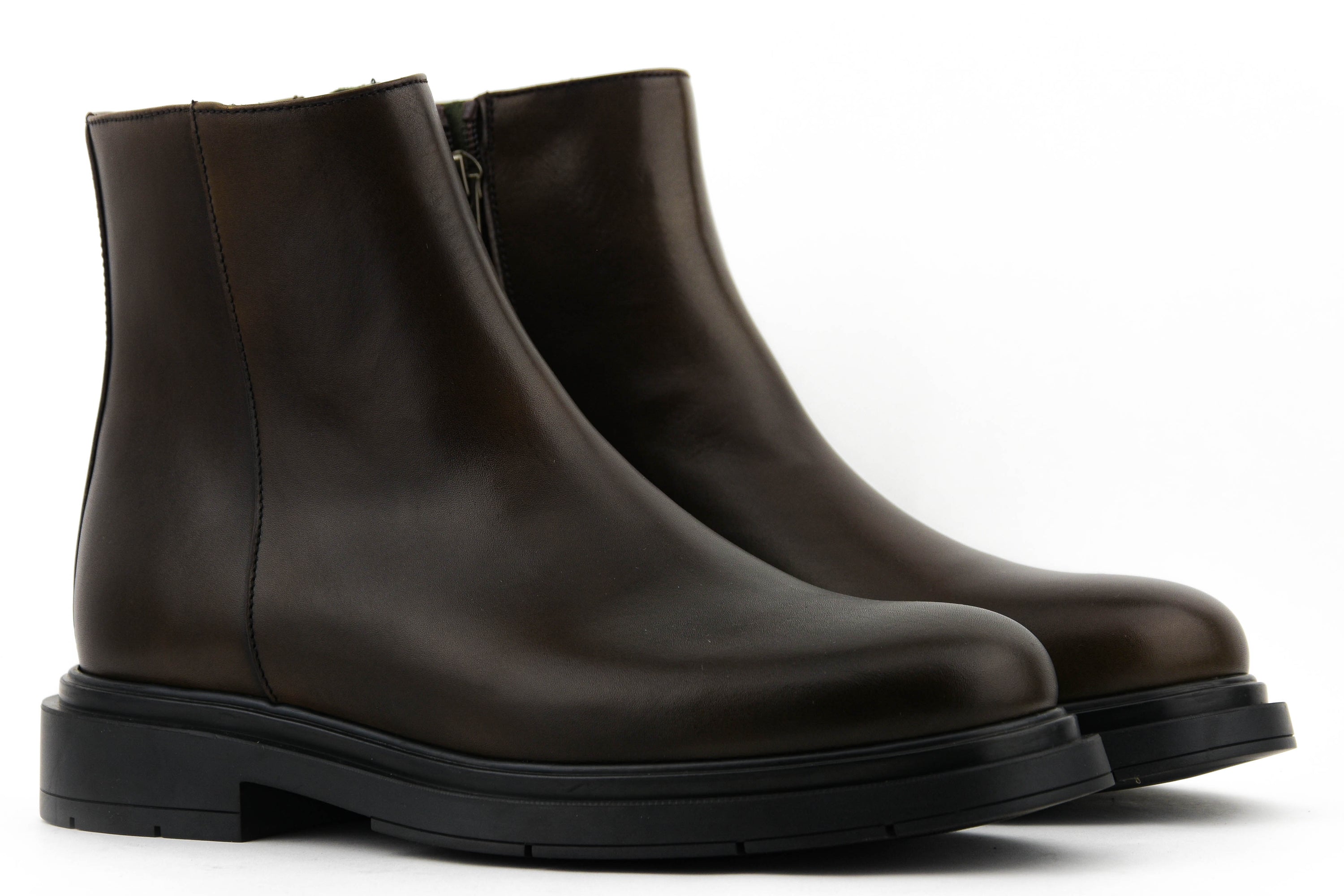 PAUL WARMER ZIPBOOT BROWN