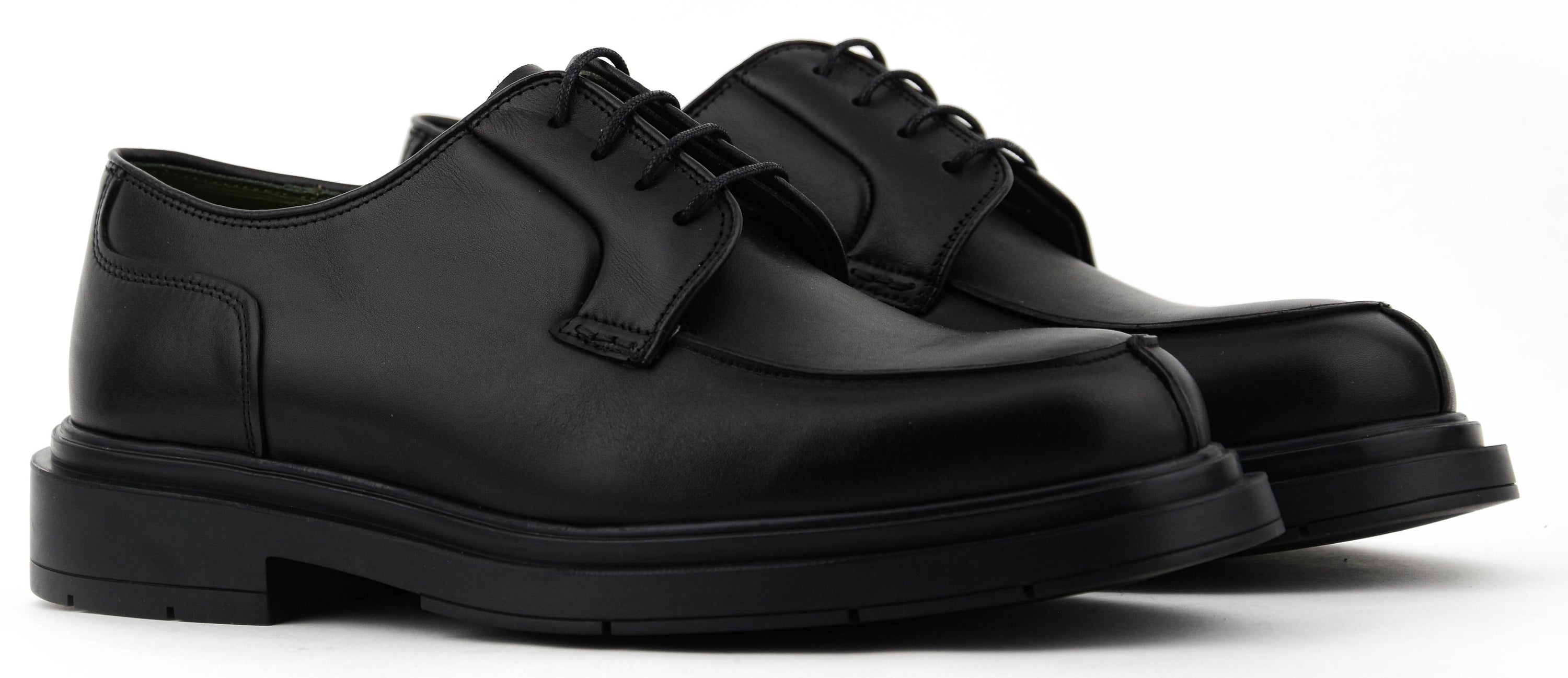 PAUL WARMER CLASSIC LACE UP SHOE BLACK