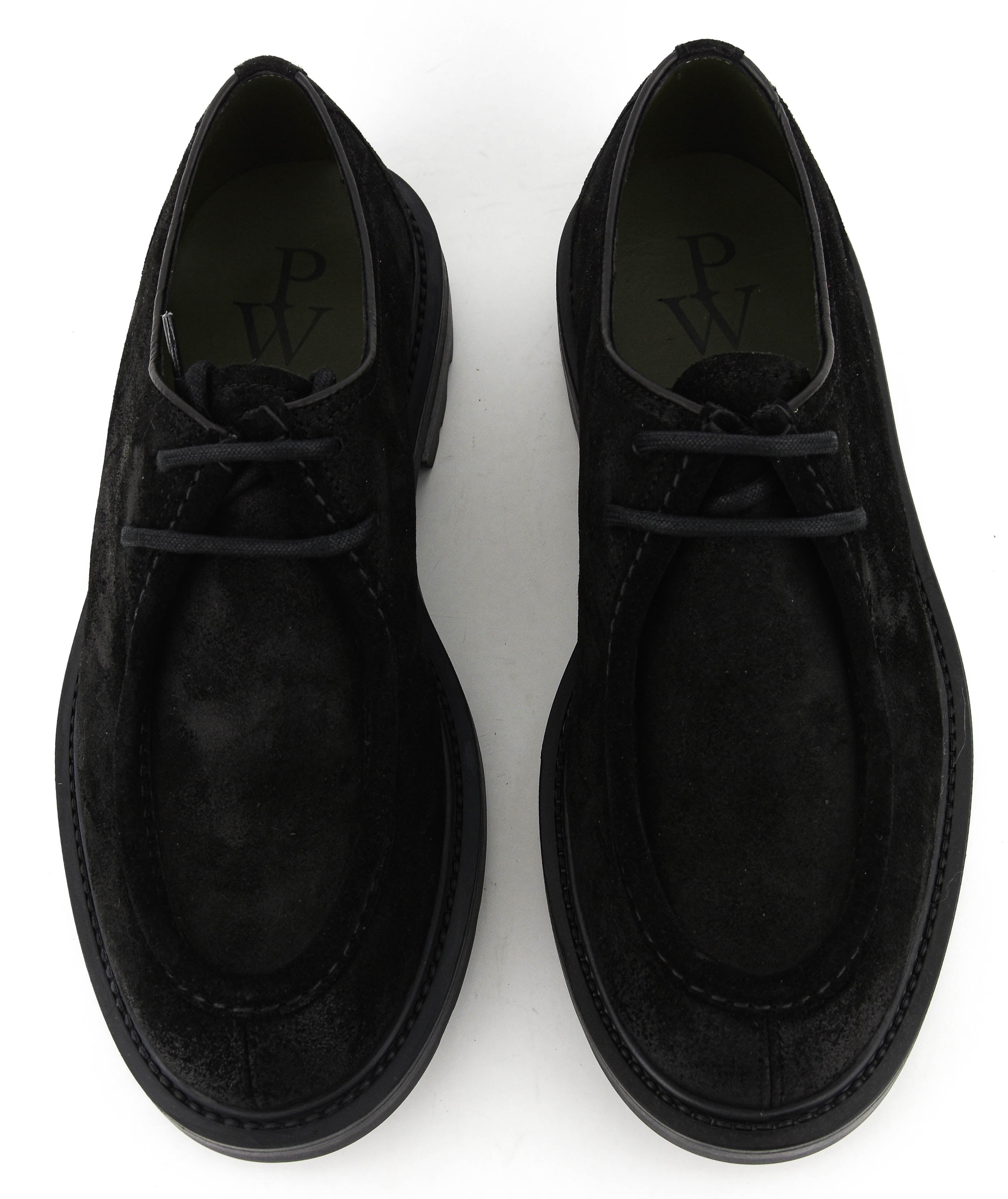 PAUL WARMER CLASSIC DERBY SHOES BLACK