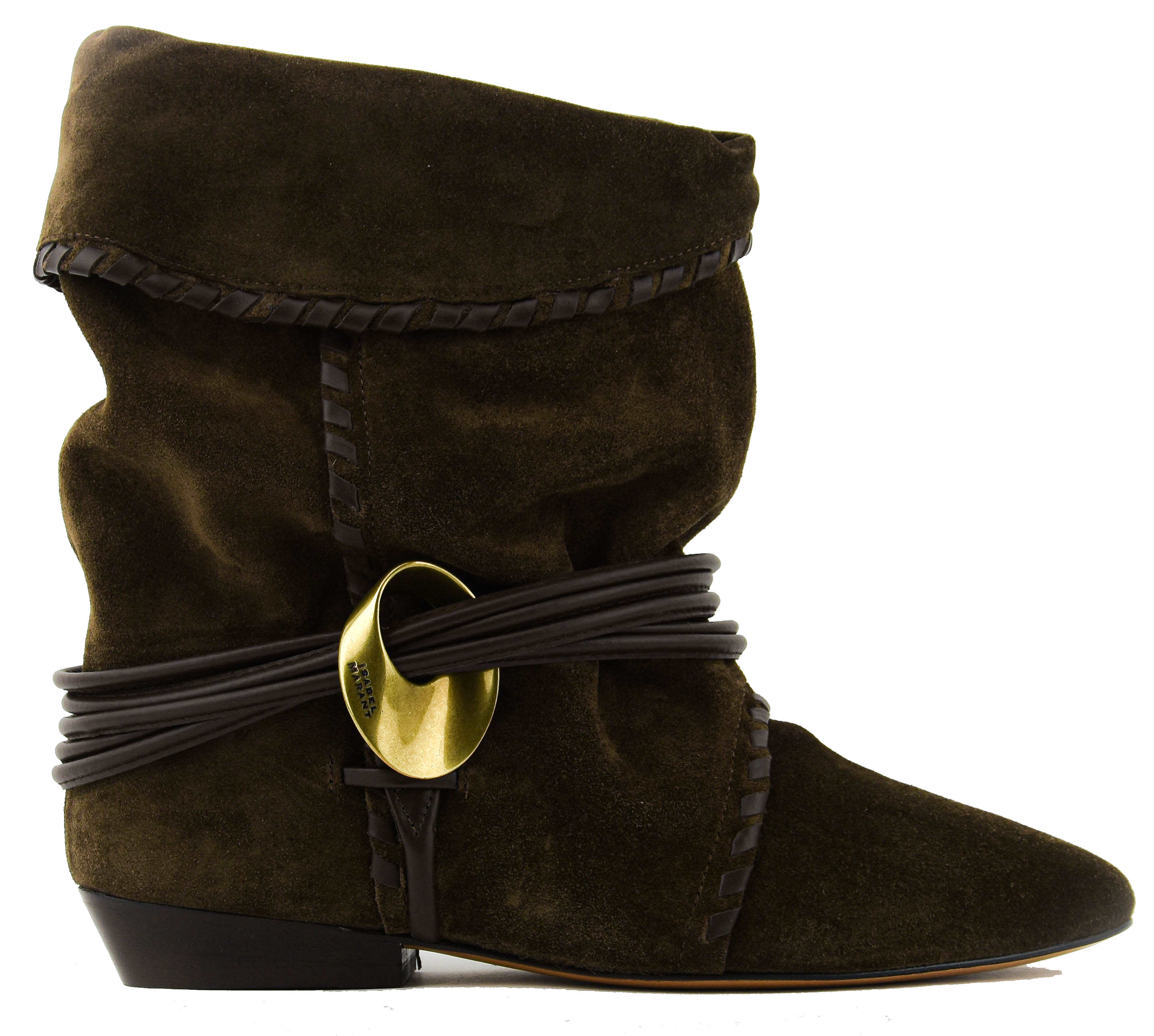 ISABEL MARANT SELLEN BOOT BRONZE