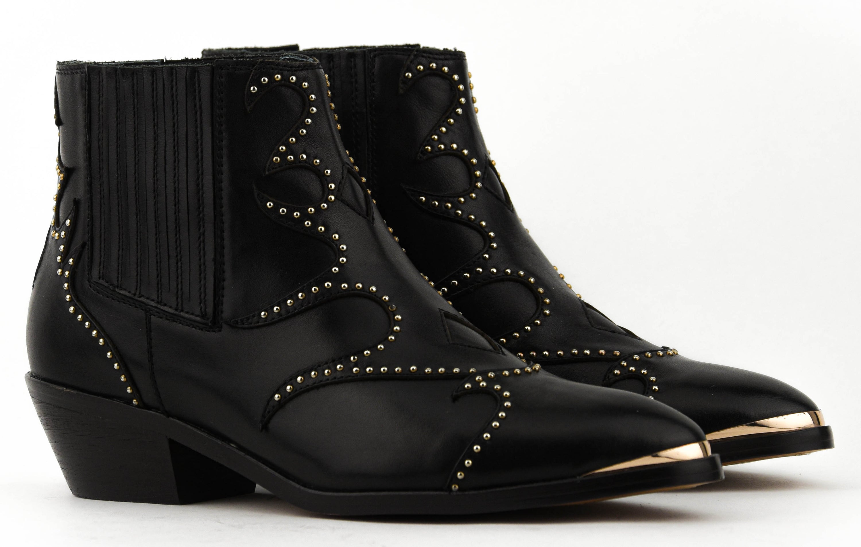 TORAL SONIA PUNK BOOTIE BLACK