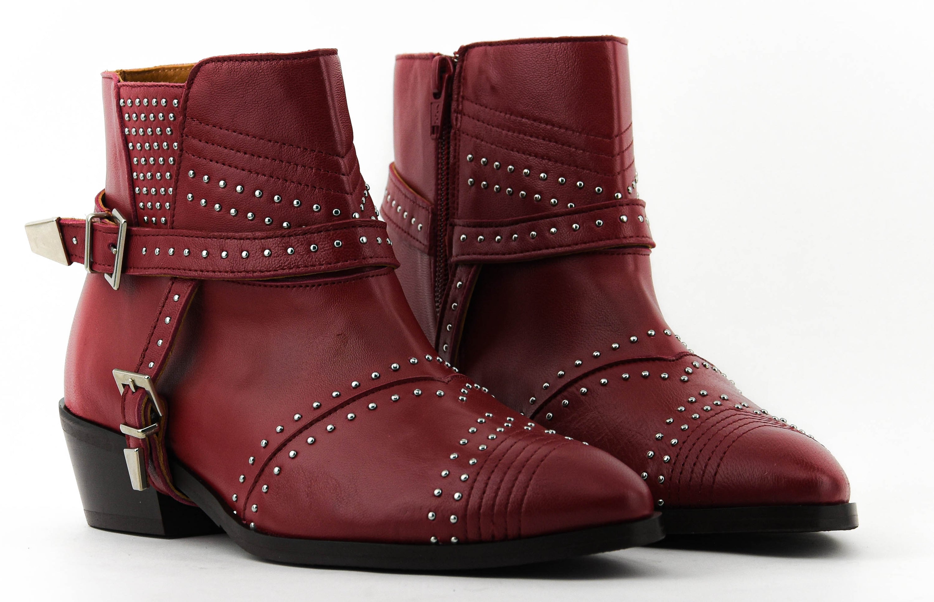 TORAL SHANE BOOTIE BUCKLE RED