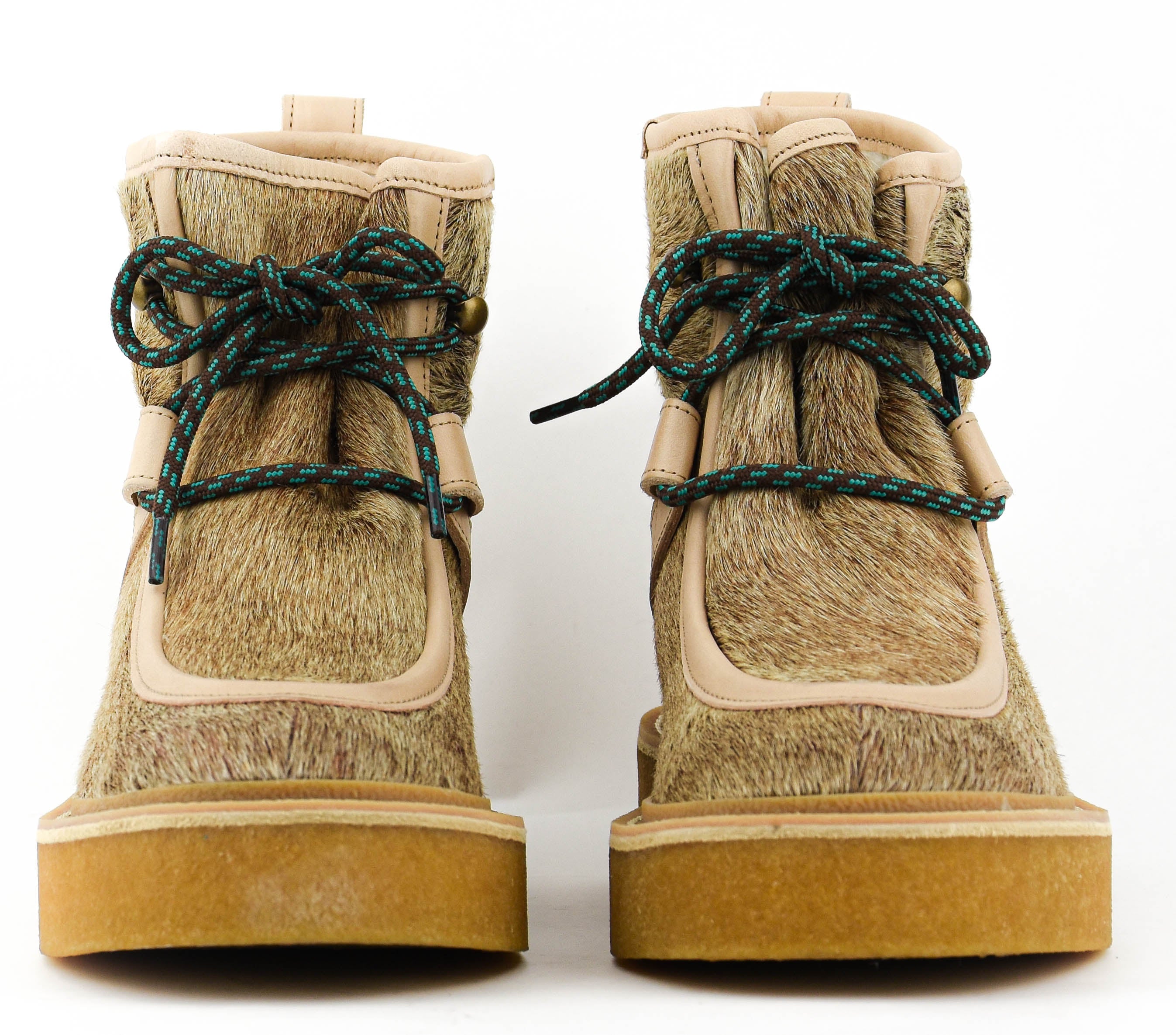 KENZO YUKI PONY BOOTS BEIGE