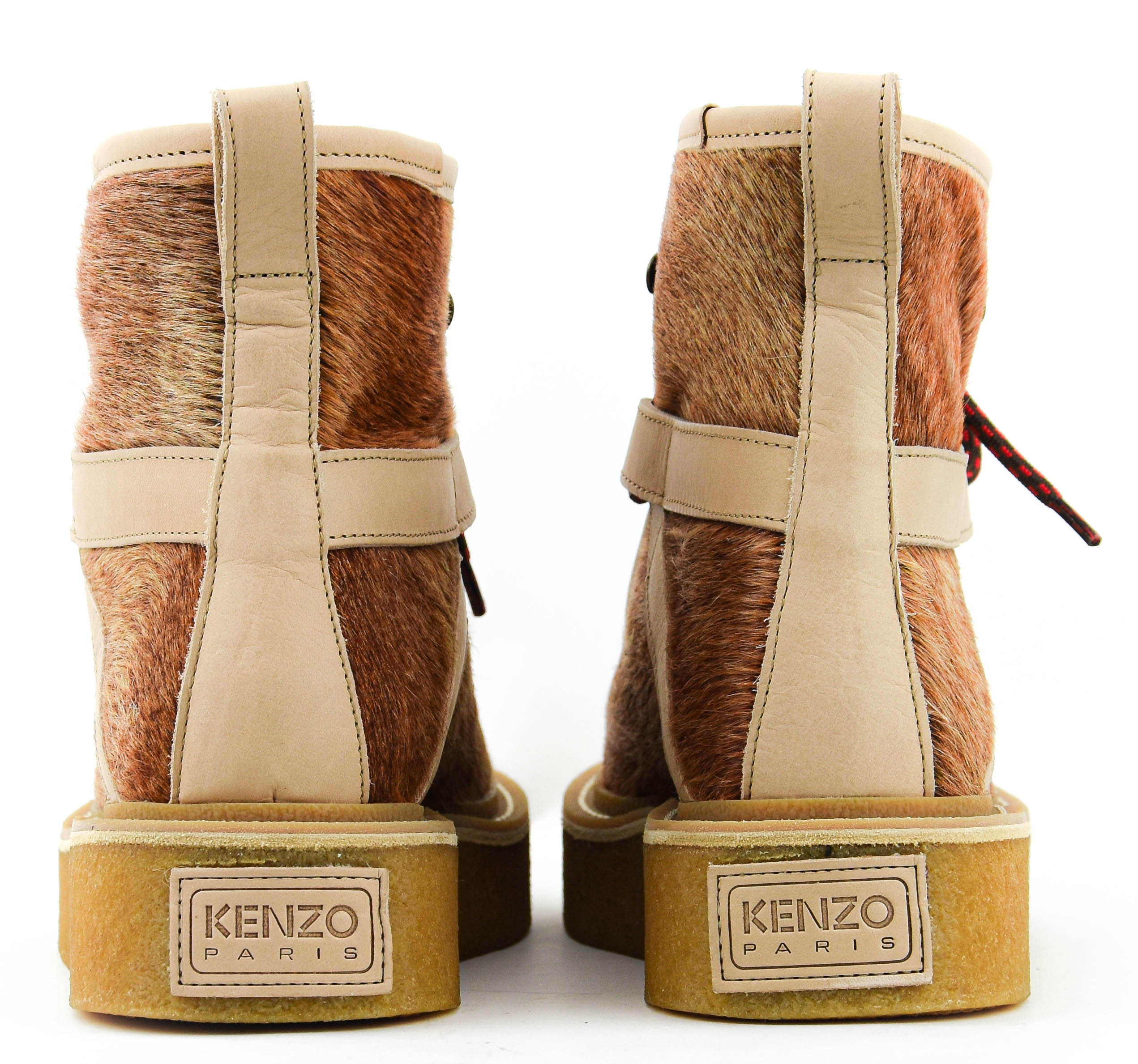 KENZO YUKI PONY BOOTS TABACO