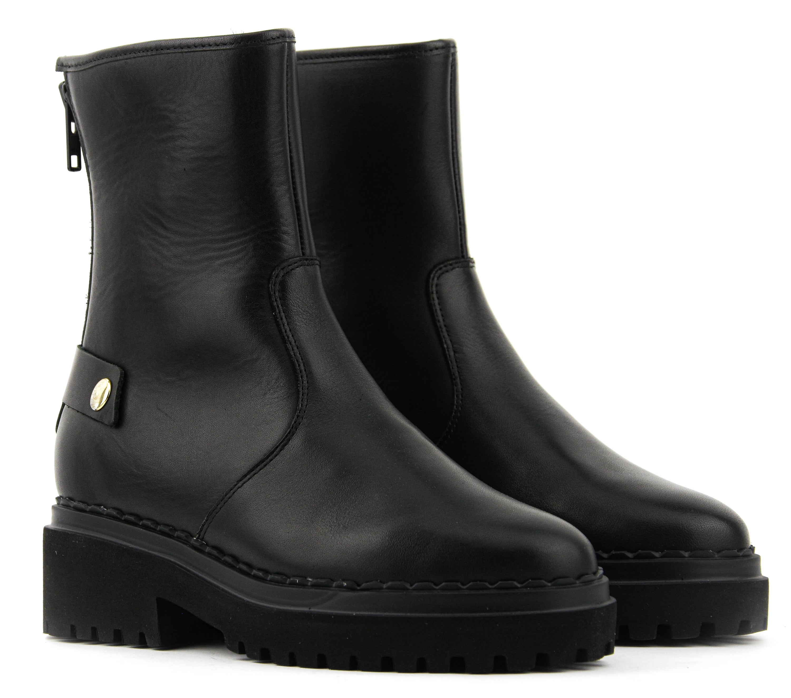 NUBIKK FAE LEVA FUR BOOT BLACK