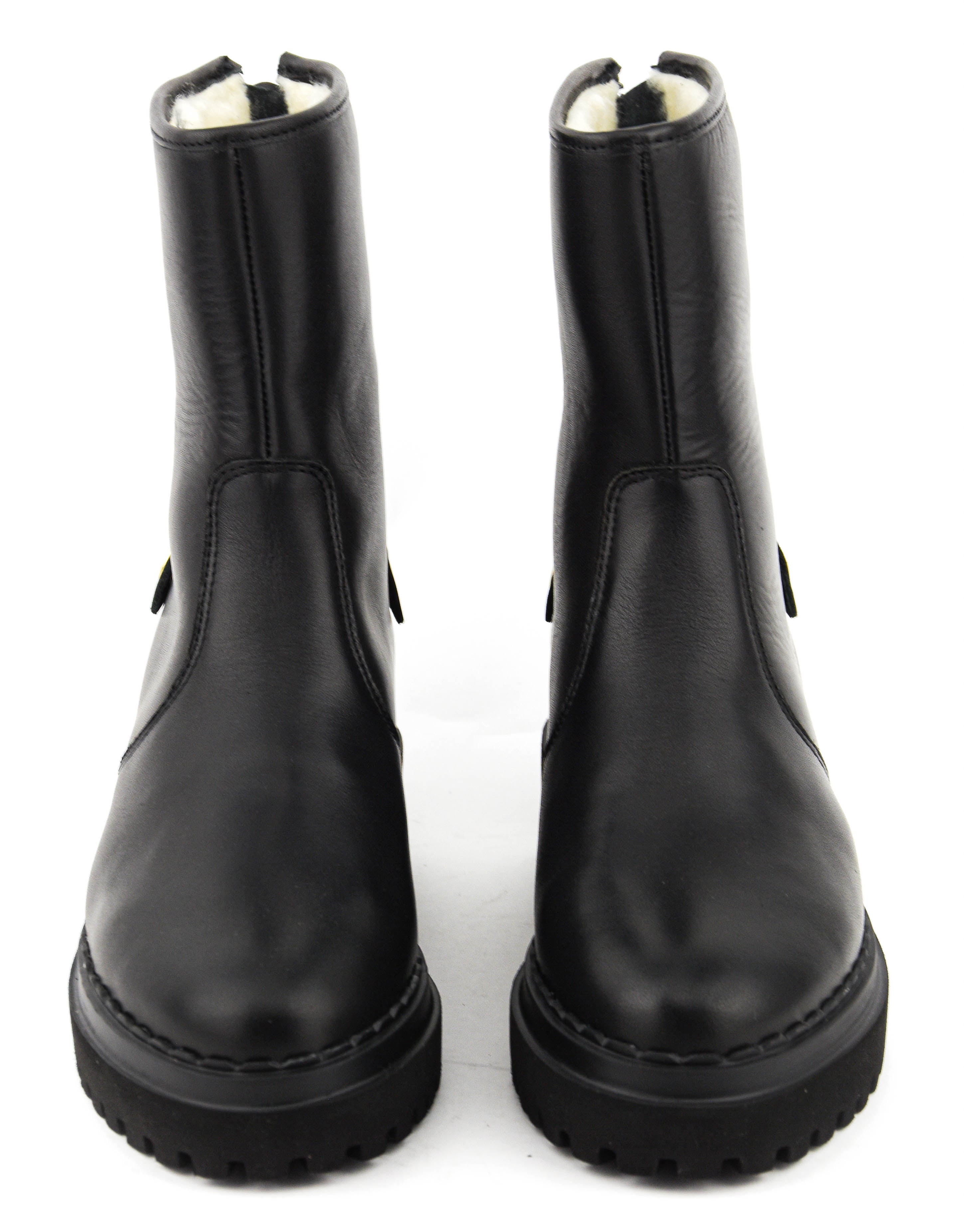 NUBIKK FAE LEVA FUR BOOT BLACK