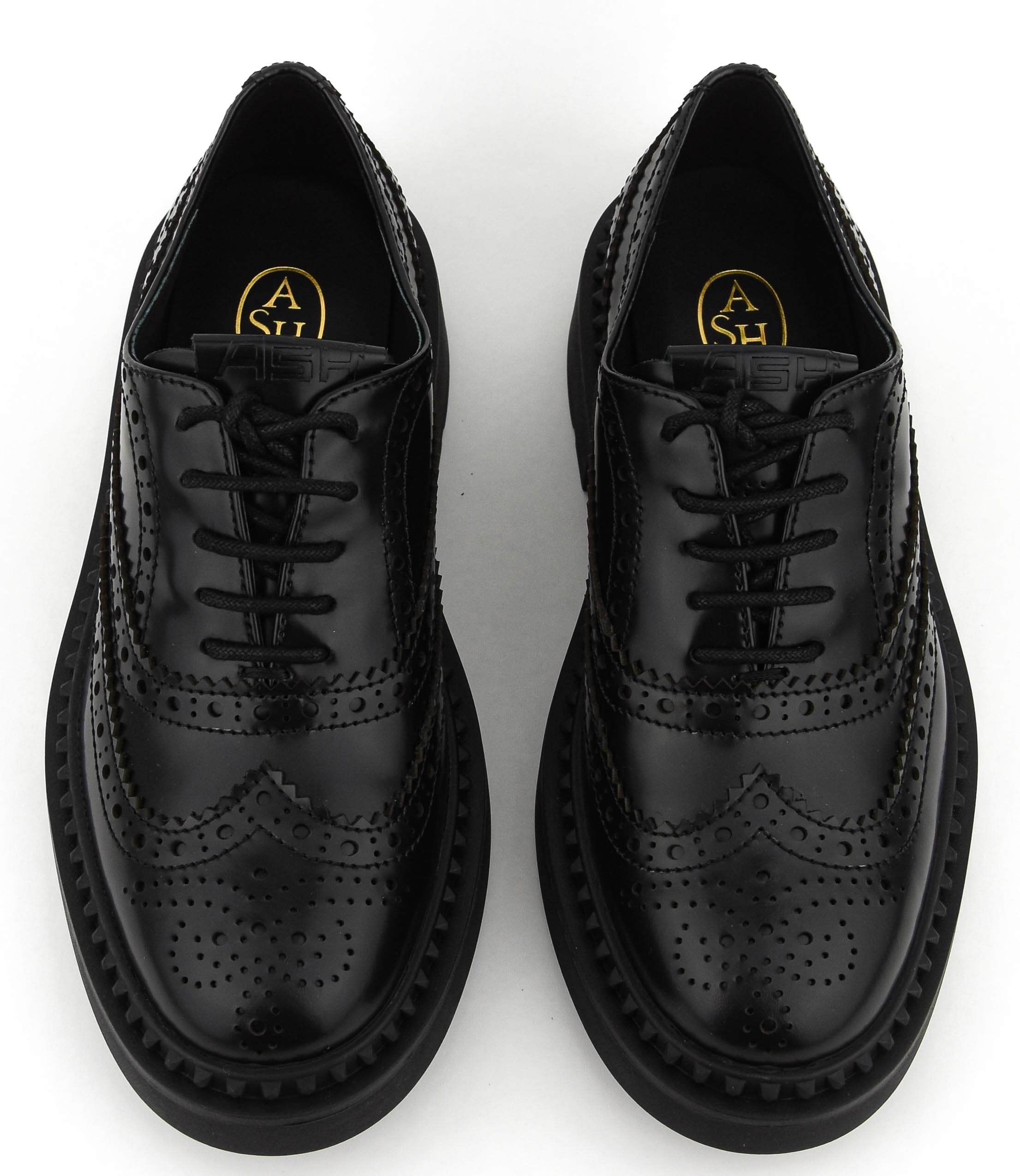 ASH MERCER LACE UP BLACK