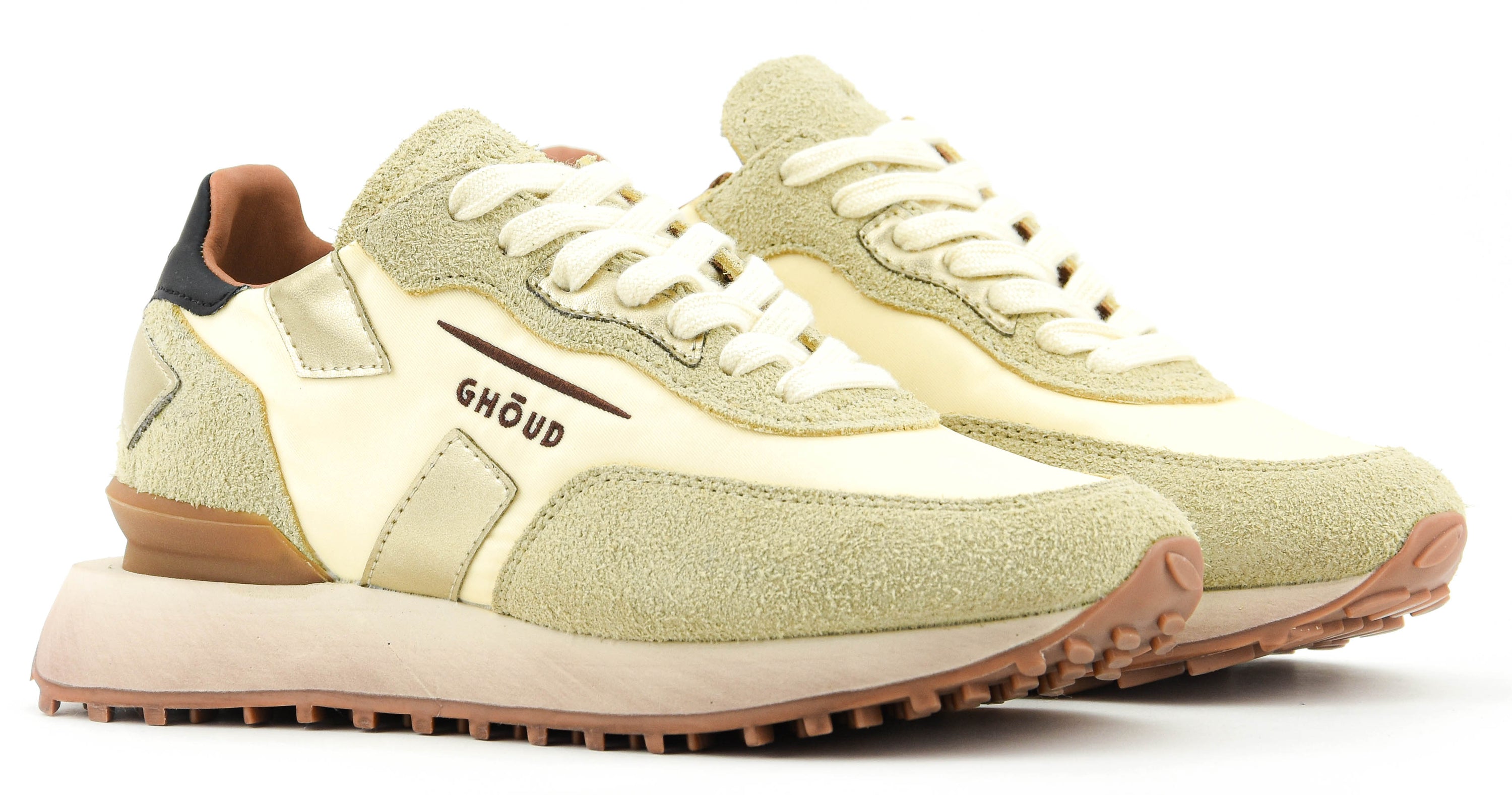 GHOUD RUSH ONE SUEDE IVORY