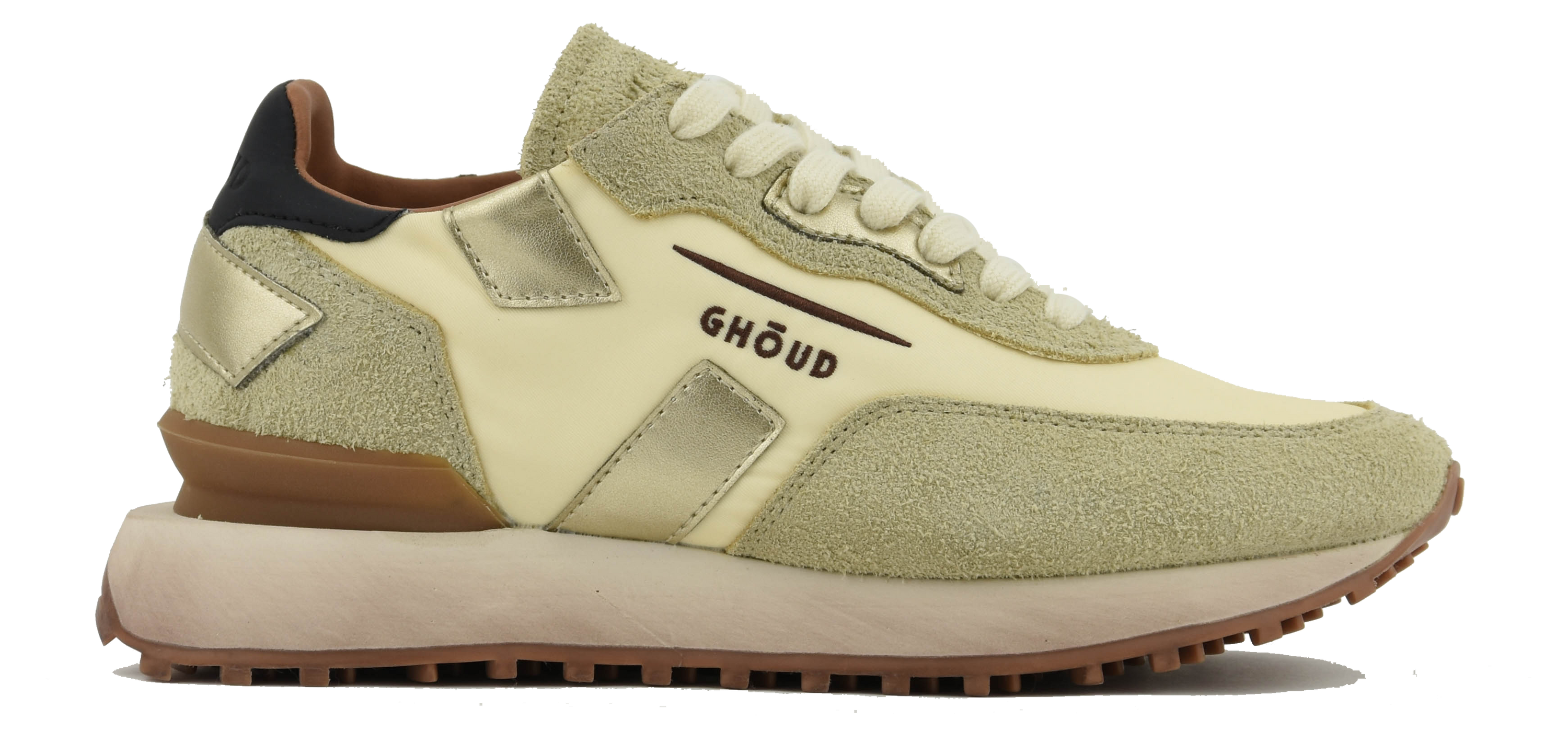 GHOUD RUSH ONE SUEDE IVORY