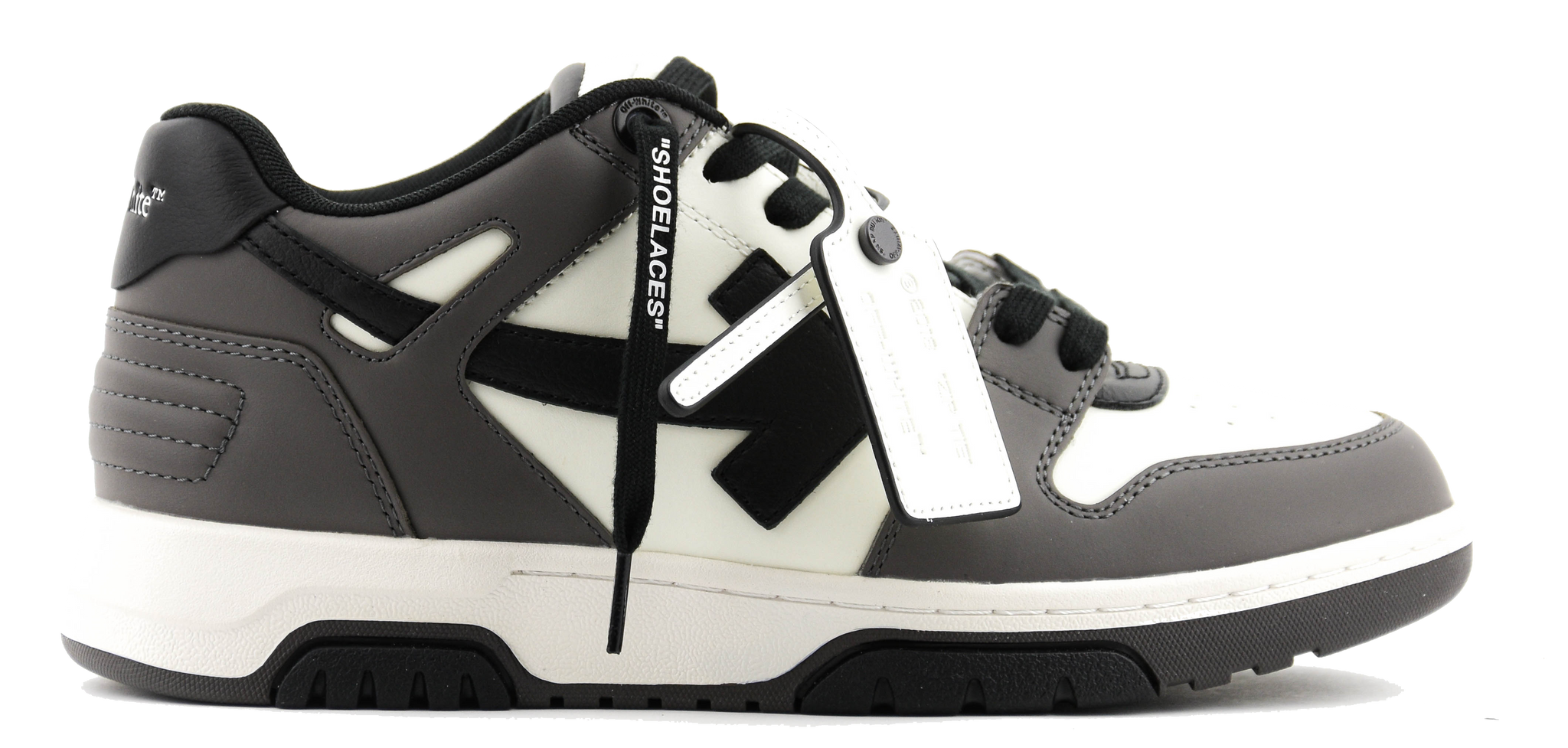 OFF WHITE OUT OF OFFICE DARK GREY BLACK