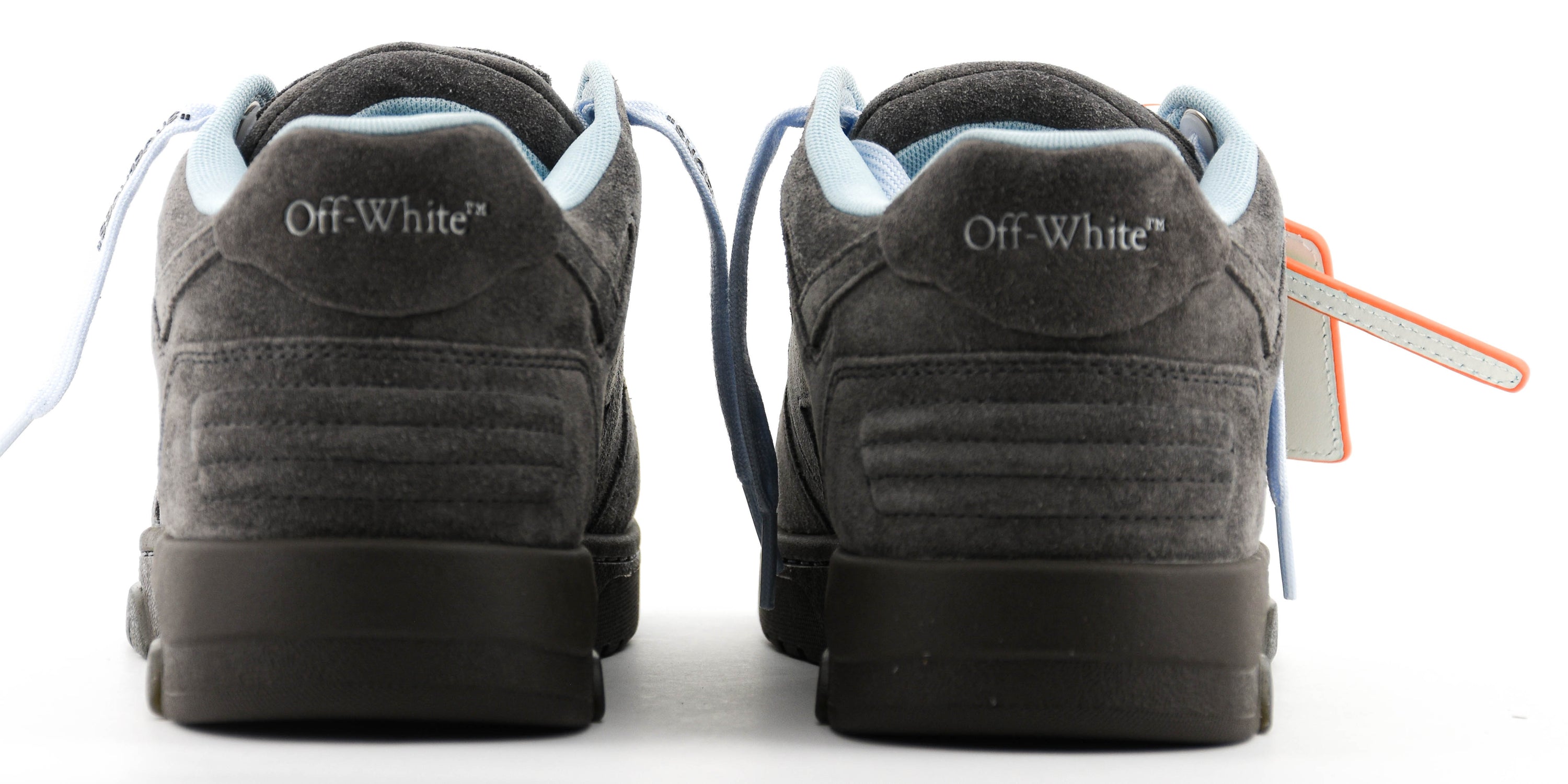 OFF WHITE OUT OF OFFICE DARK GREY SUEDE