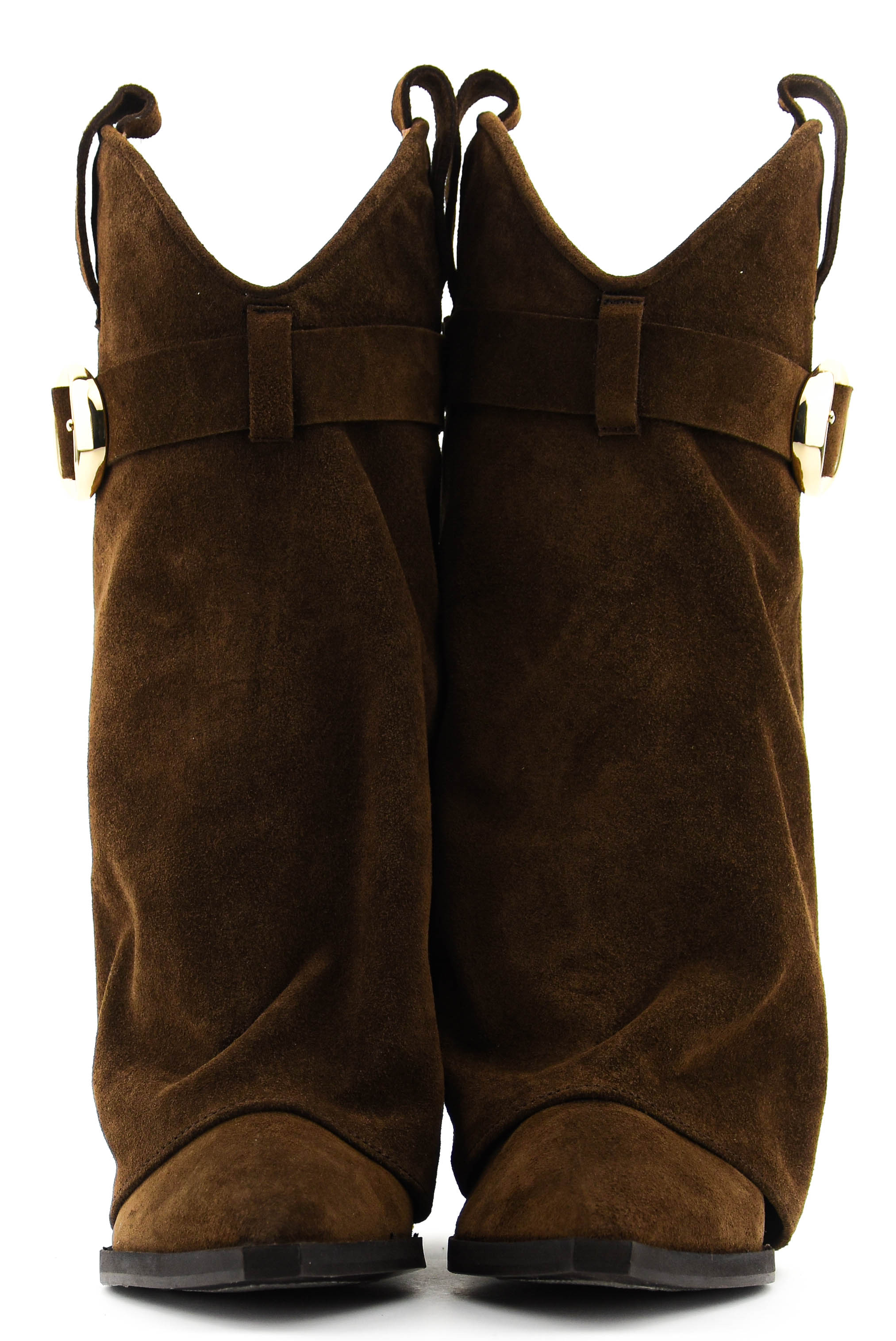 TORAL FOLK BOOT BROWN SUEDE