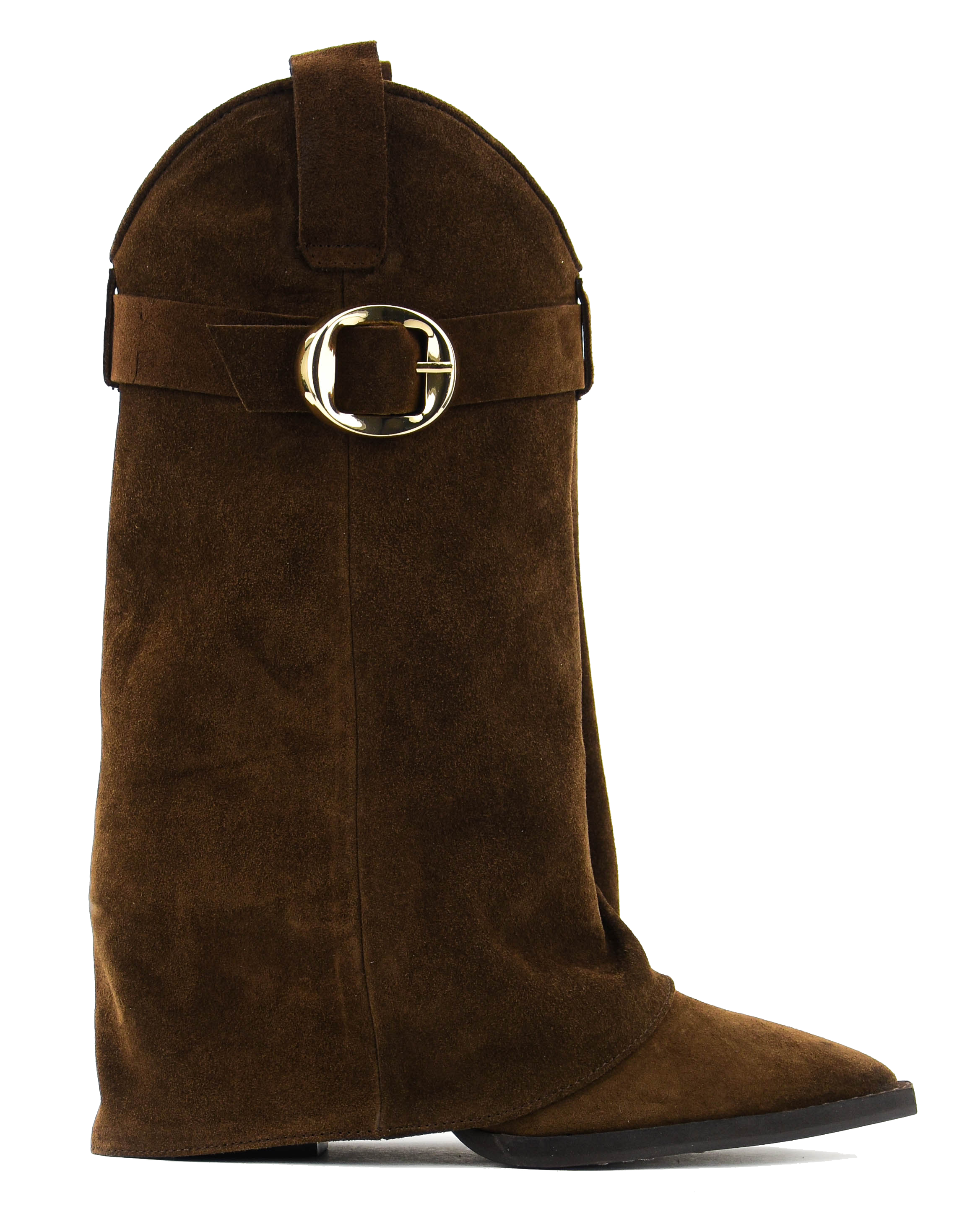 TORAL FOLK BOOT BROWN SUEDE