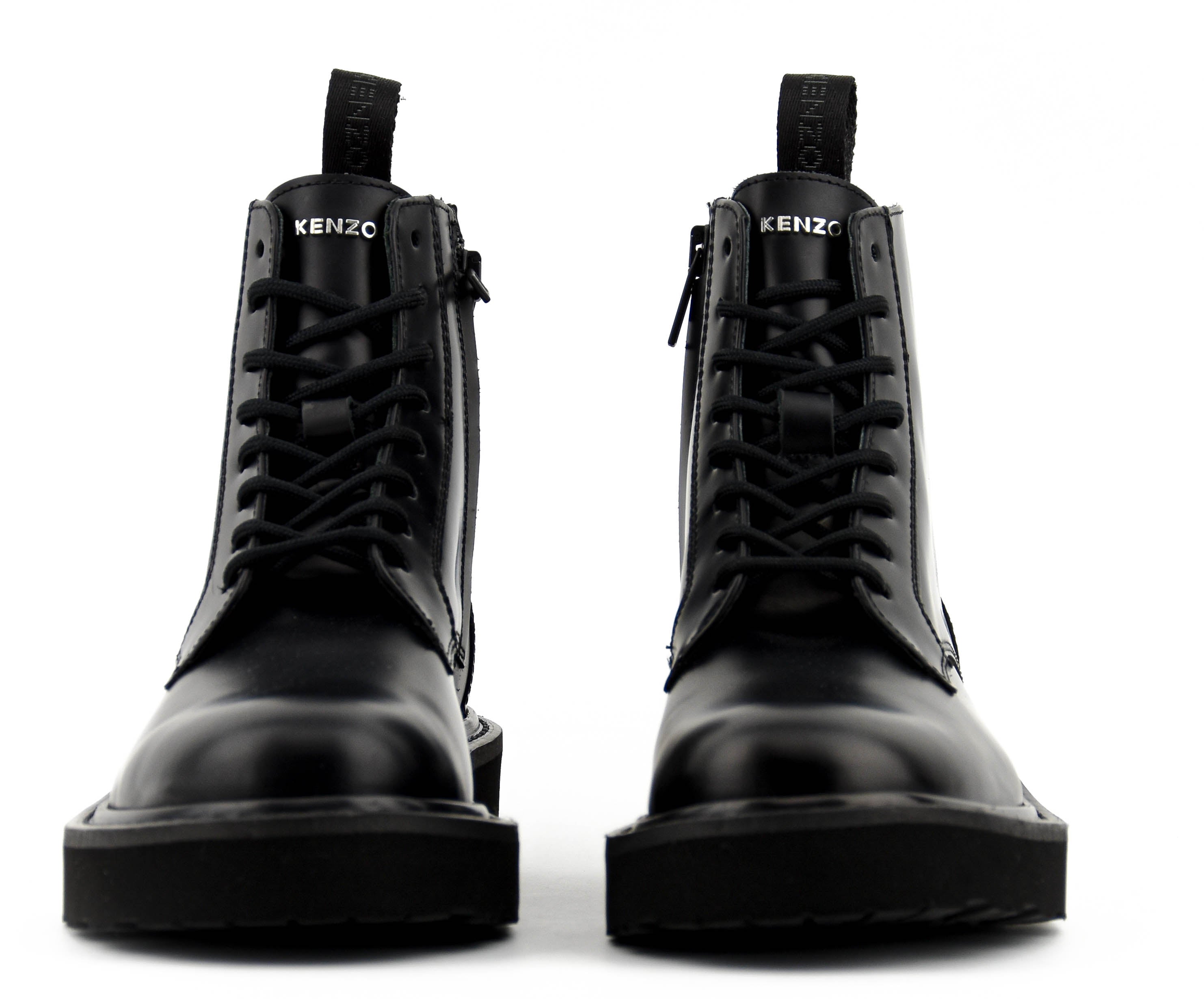 KENZO UKIO LACE UP BOOT BLACK