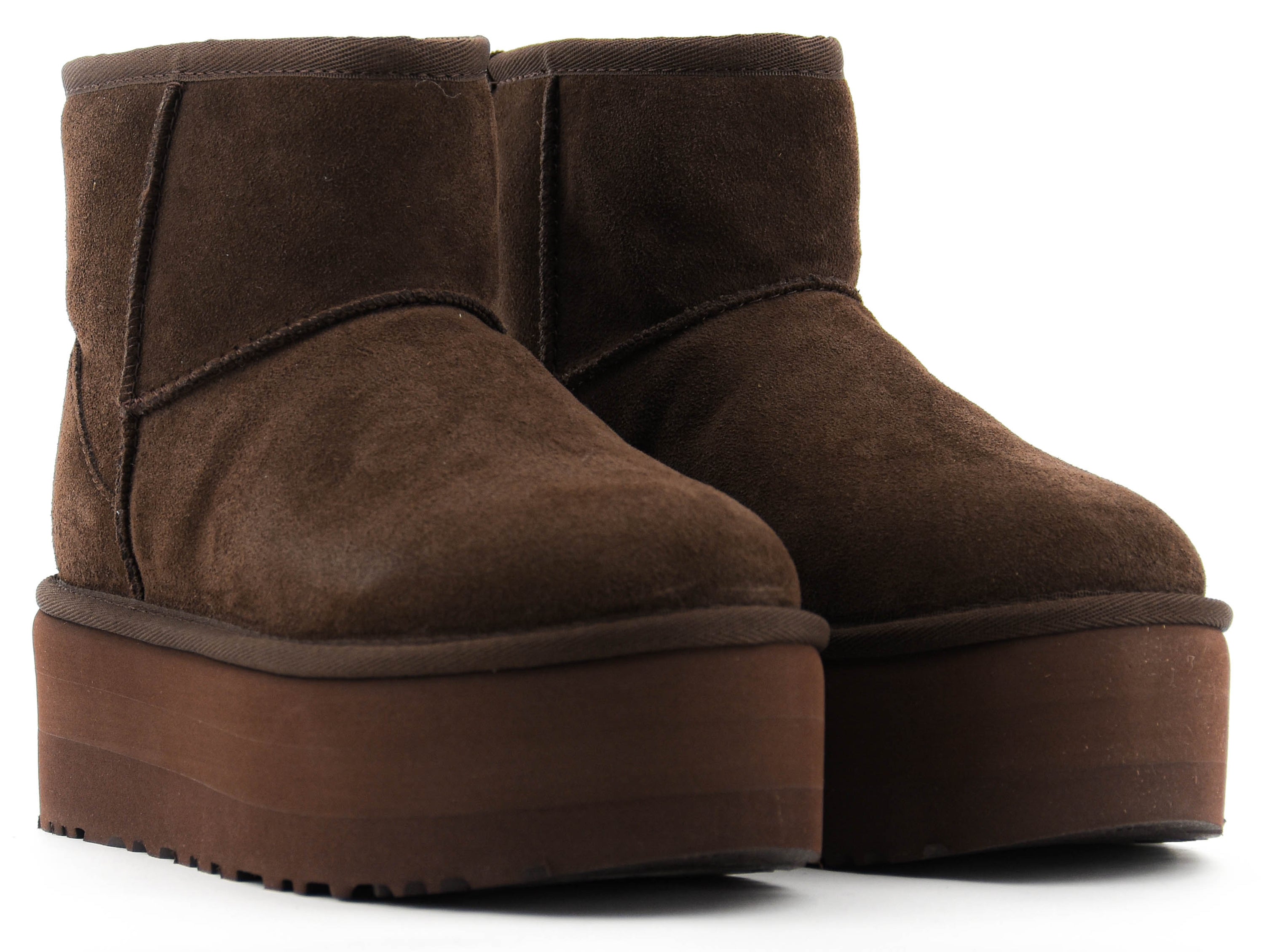 UGG CLASSIC MINI PLATFORM BURNT CEDAR