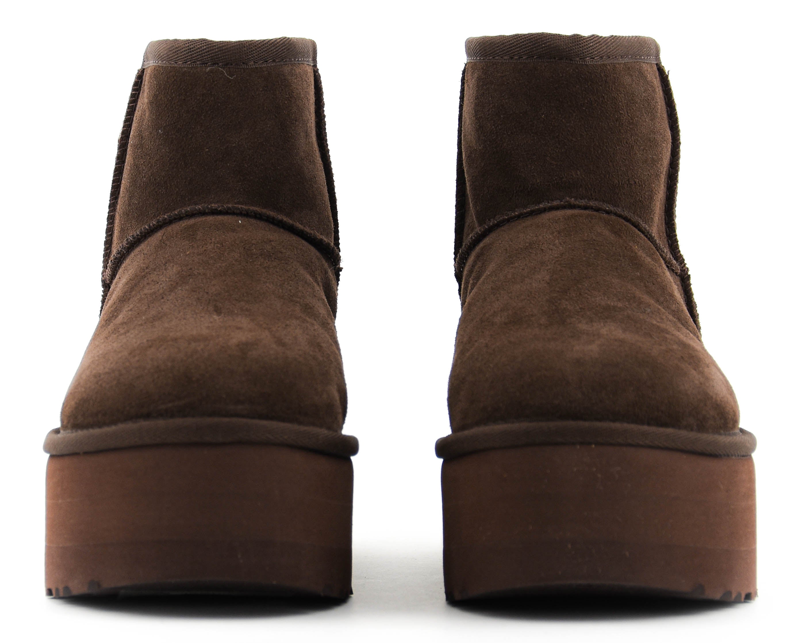 UGG CLASSIC MINI PLATFORM BURNT CEDAR