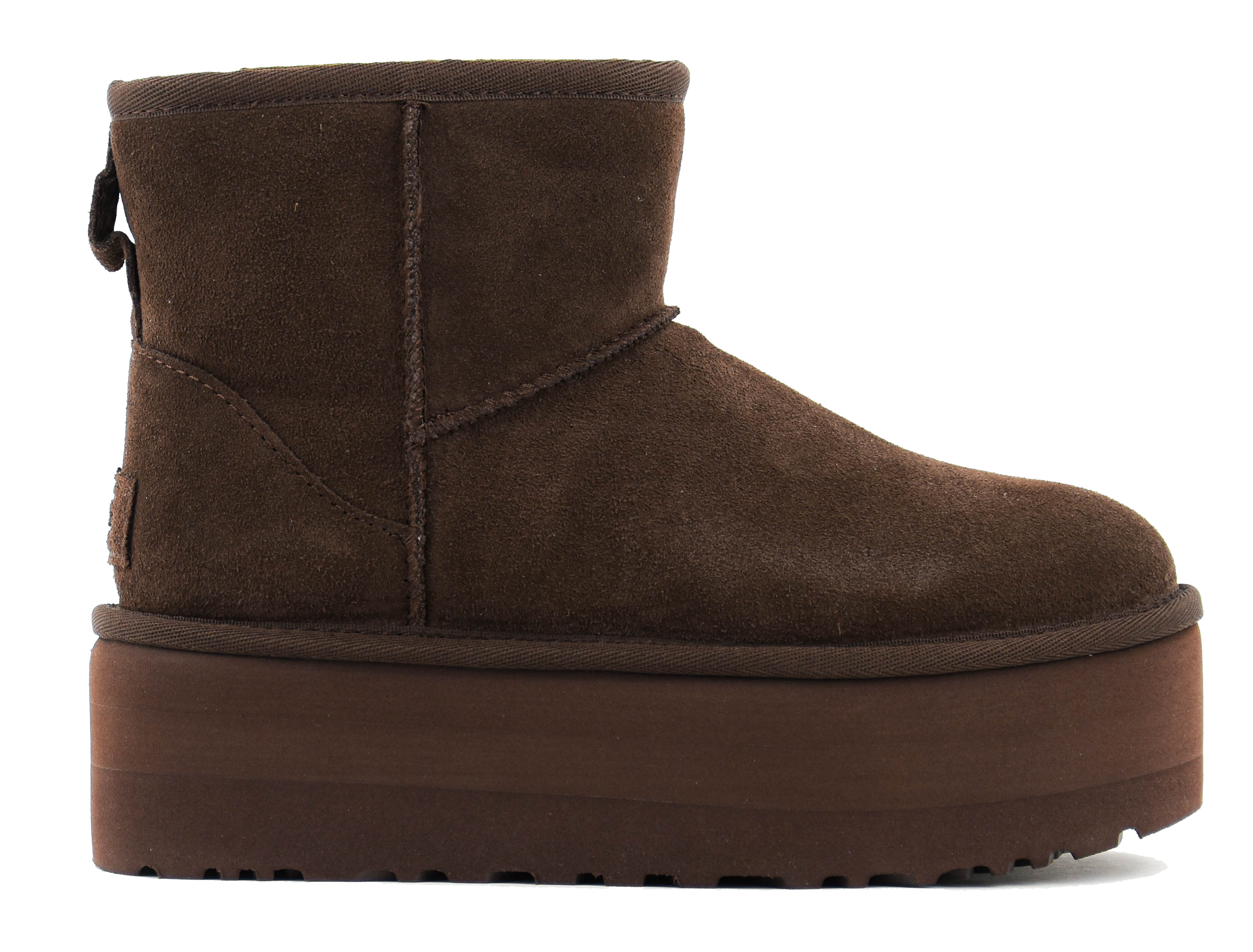 UGG CLASSIC MINI PLATFORM BURNT CEDAR