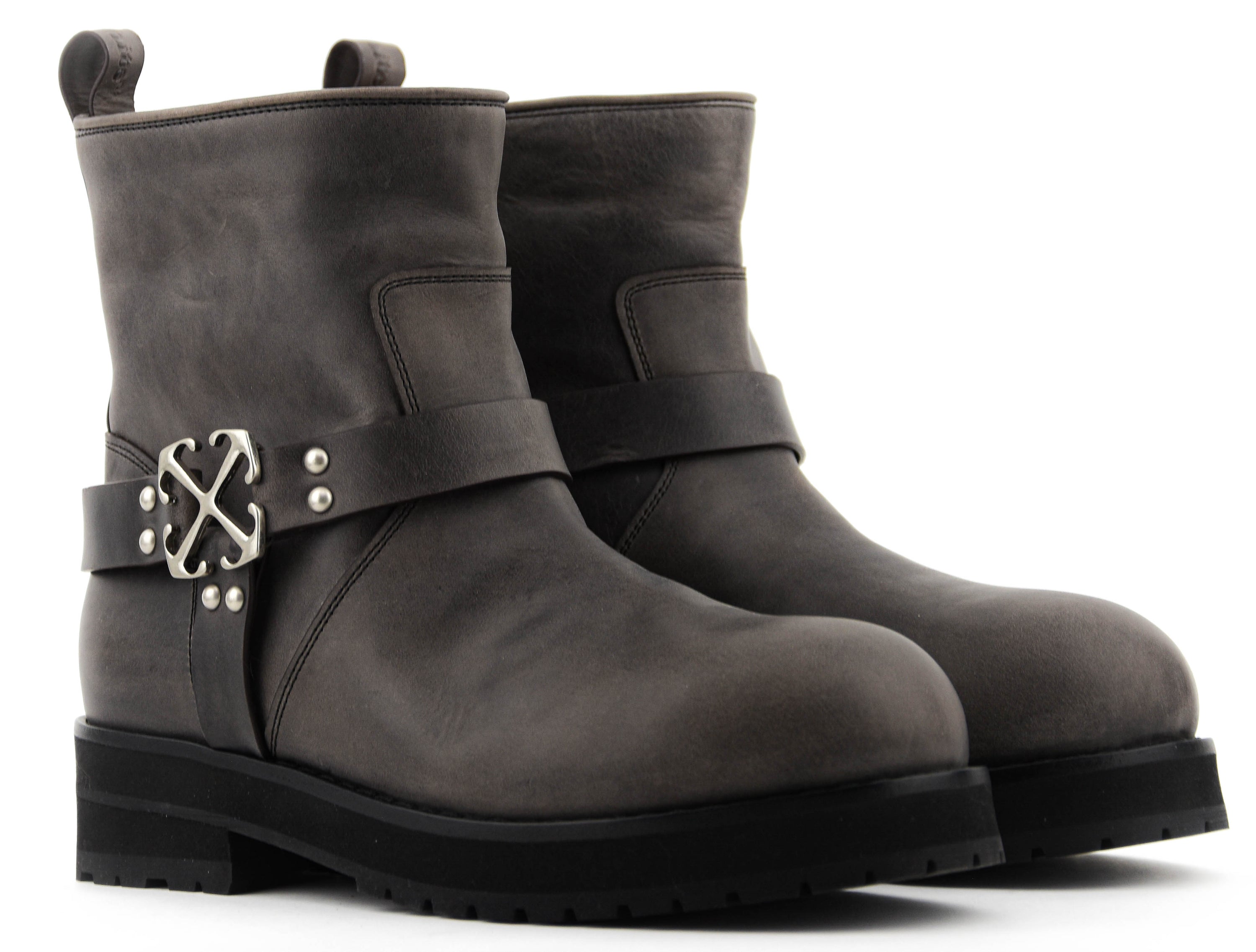 OFF WHITE TRACK BOOTIE DARK GREY