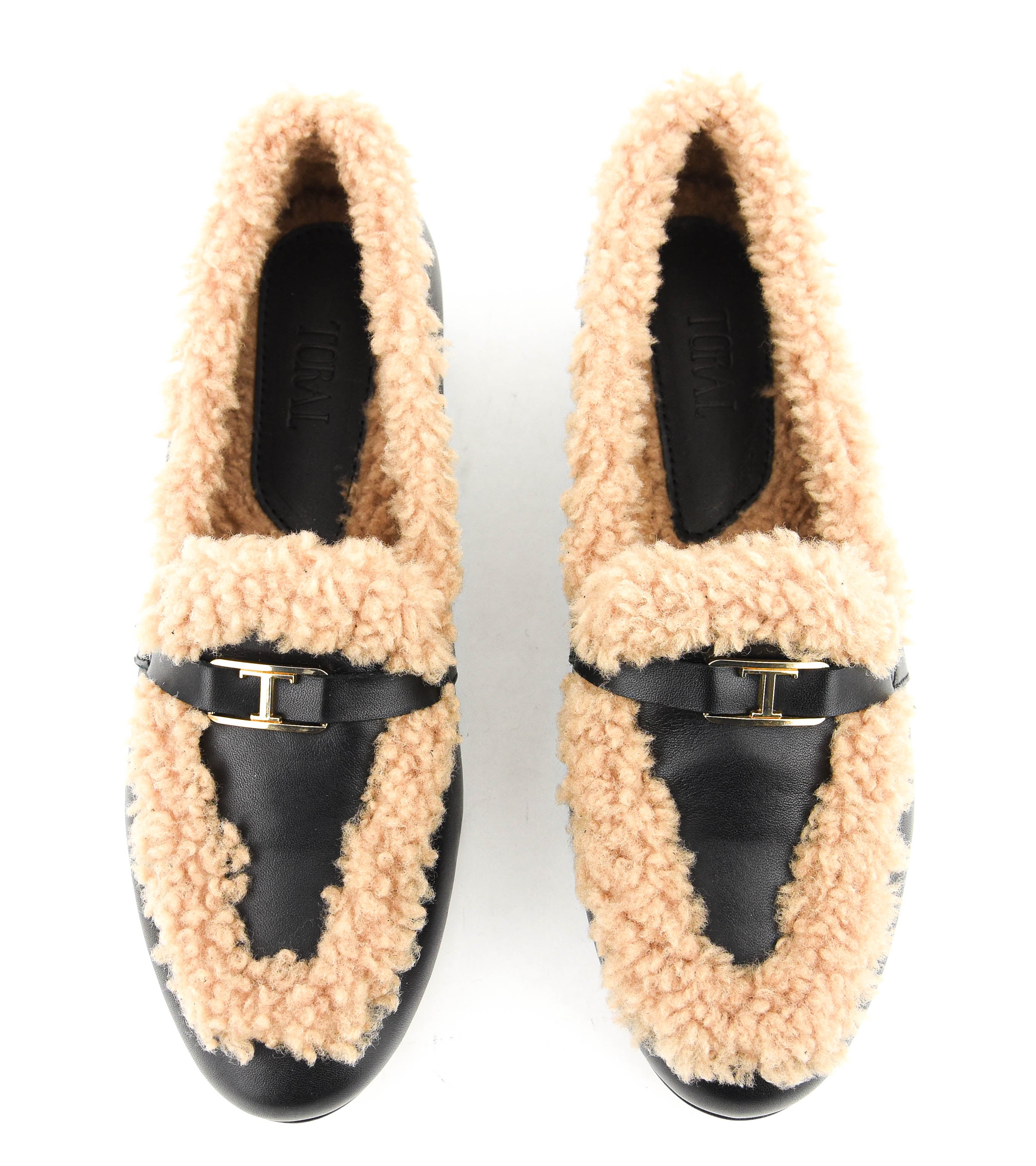 TORAL LILY LOAFER TEDDY BLACK