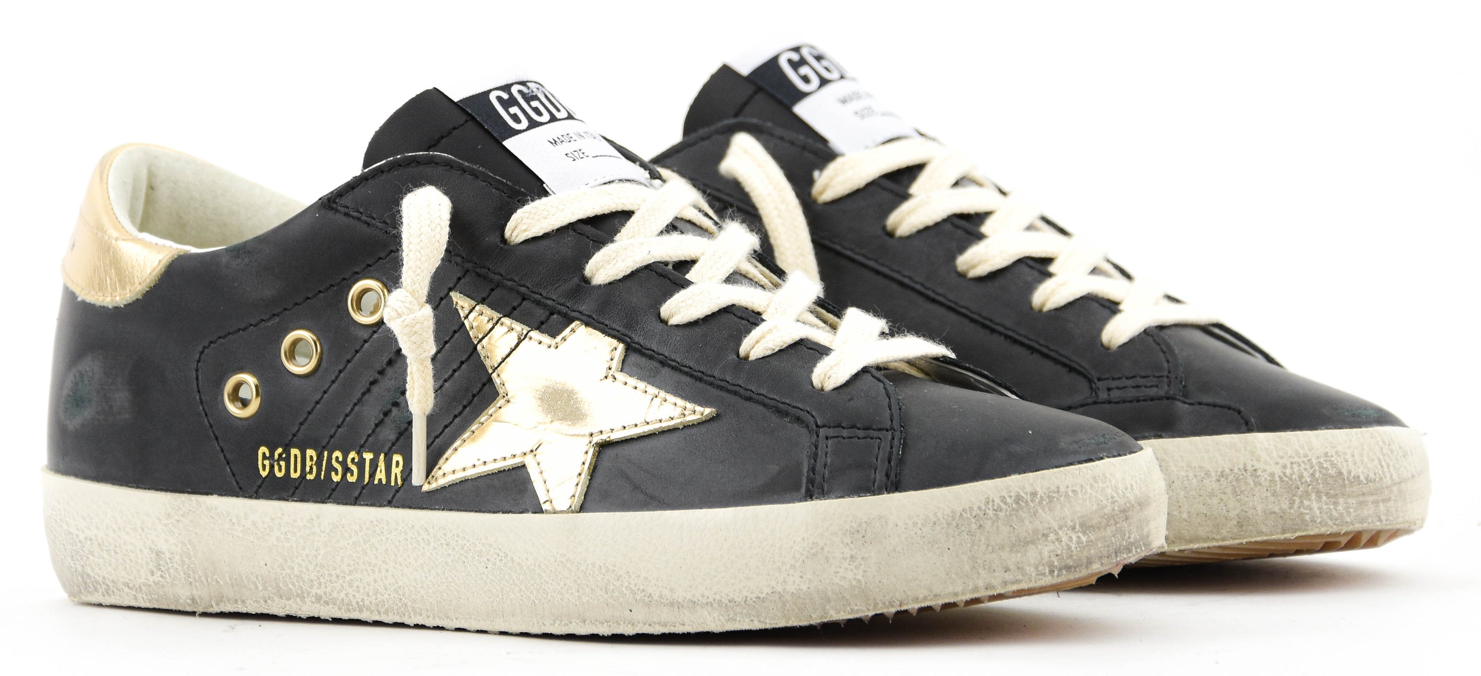 GOLDEN GOOSE SUPERSTAR CLASSIC BLACK GOLD