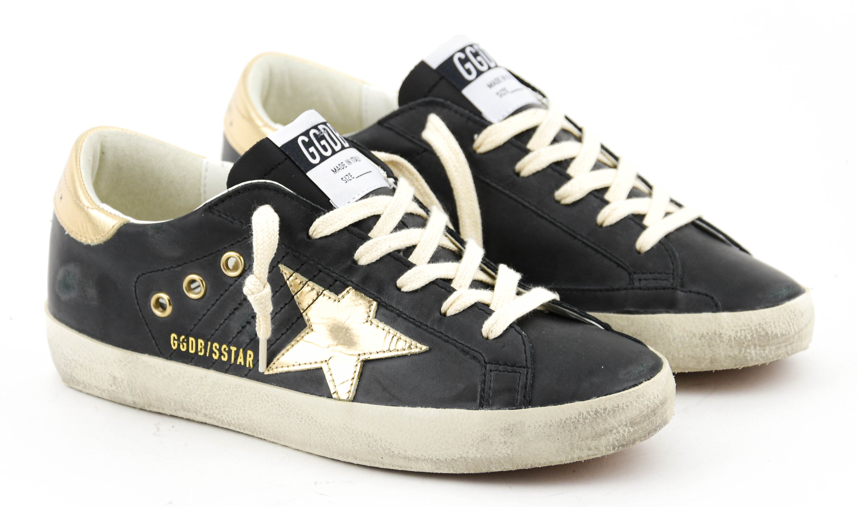 GOLDEN GOOSE SUPERSTAR CLASSIC BLACK GOLD