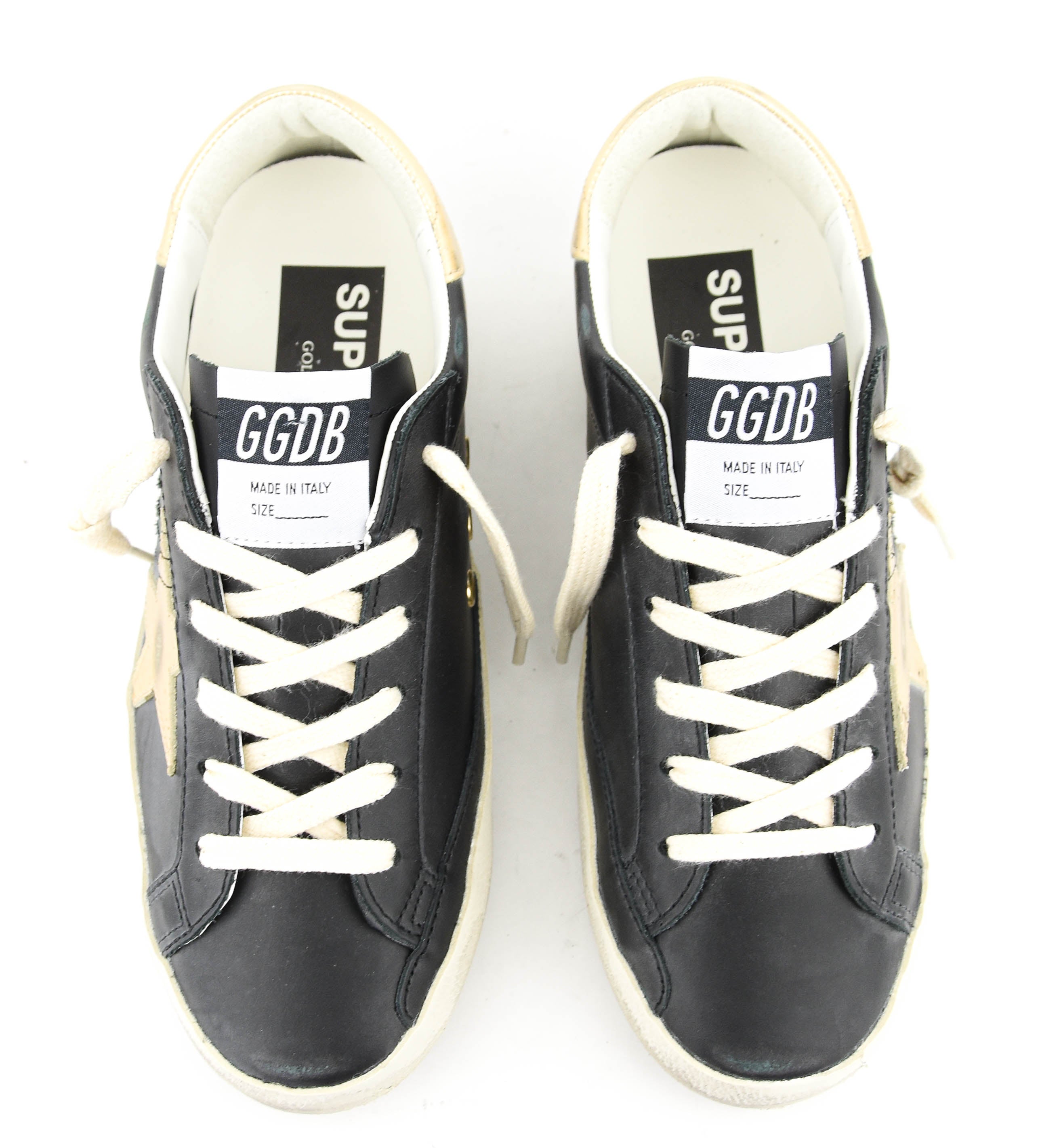 GOLDEN GOOSE SUPERSTAR CLASSIC BLACK GOLD