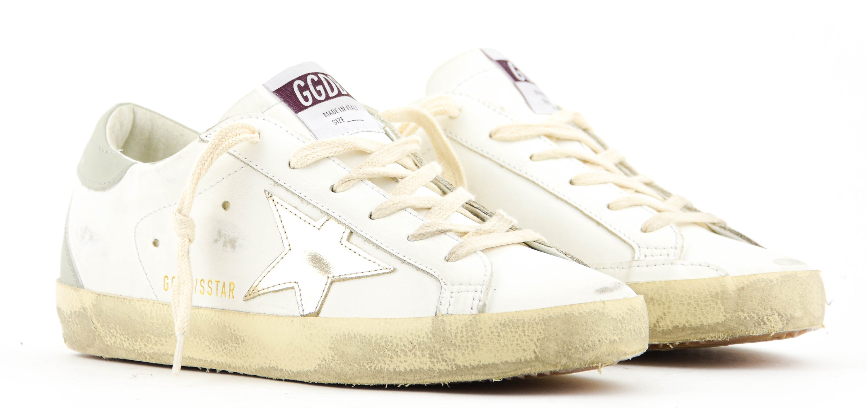 GOLDEN GOOSE SUPERSTAR CLASSIC WHITE PLATINUM