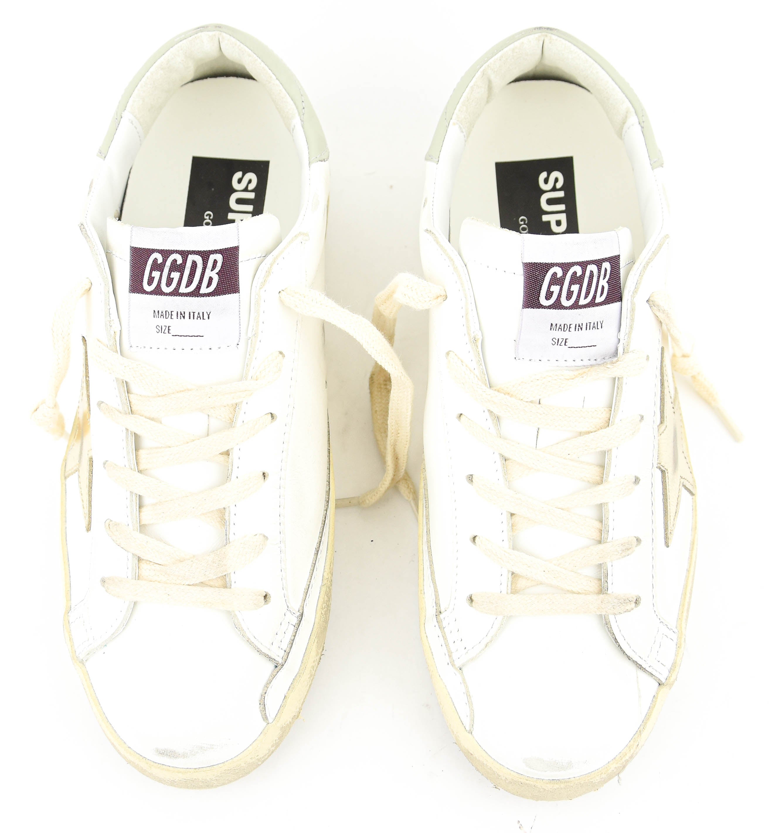 GOLDEN GOOSE SUPERSTAR CLASSIC WHITE PLATINUM