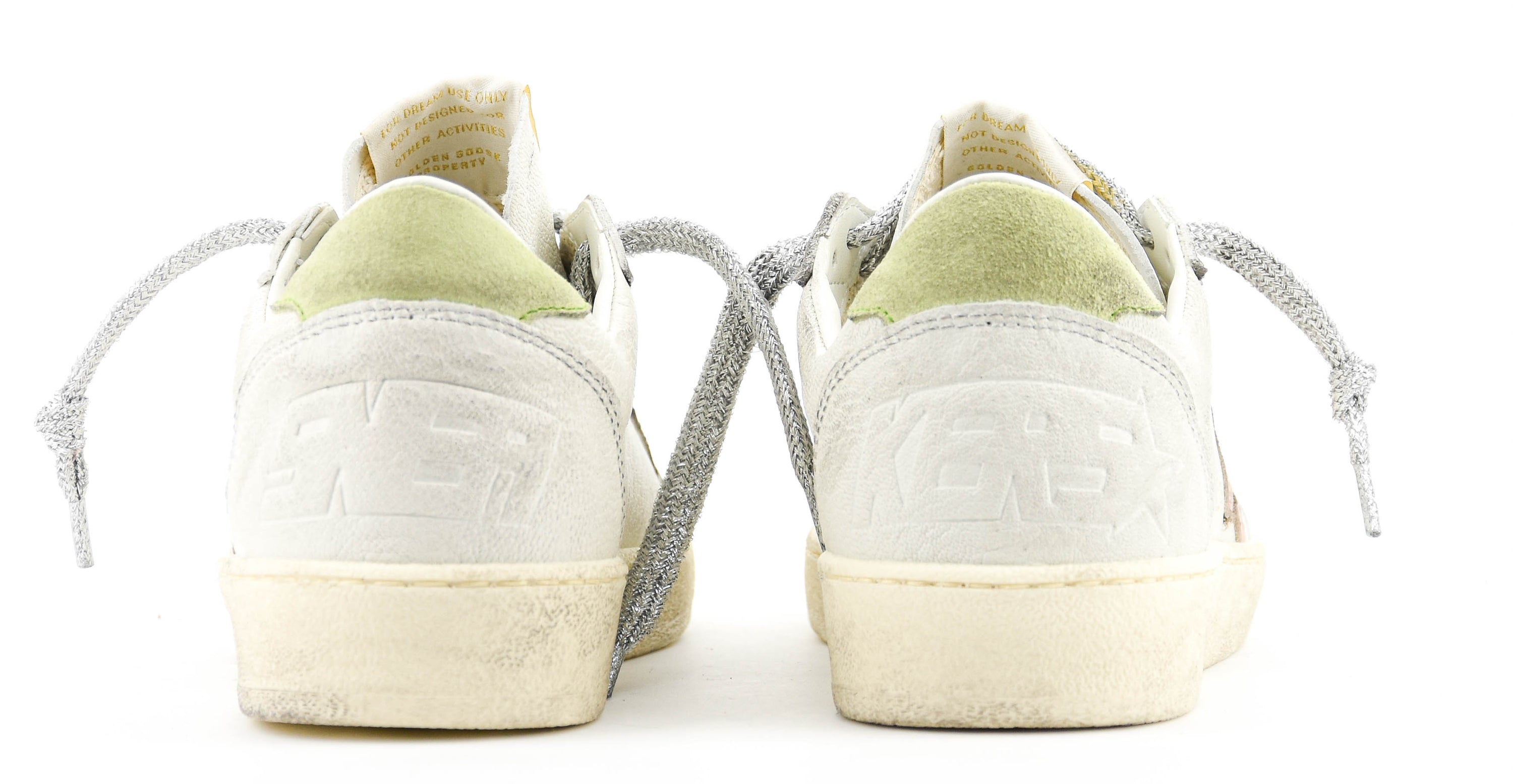 GOLDEN GOOSE BALLSTAR WHITE PINK