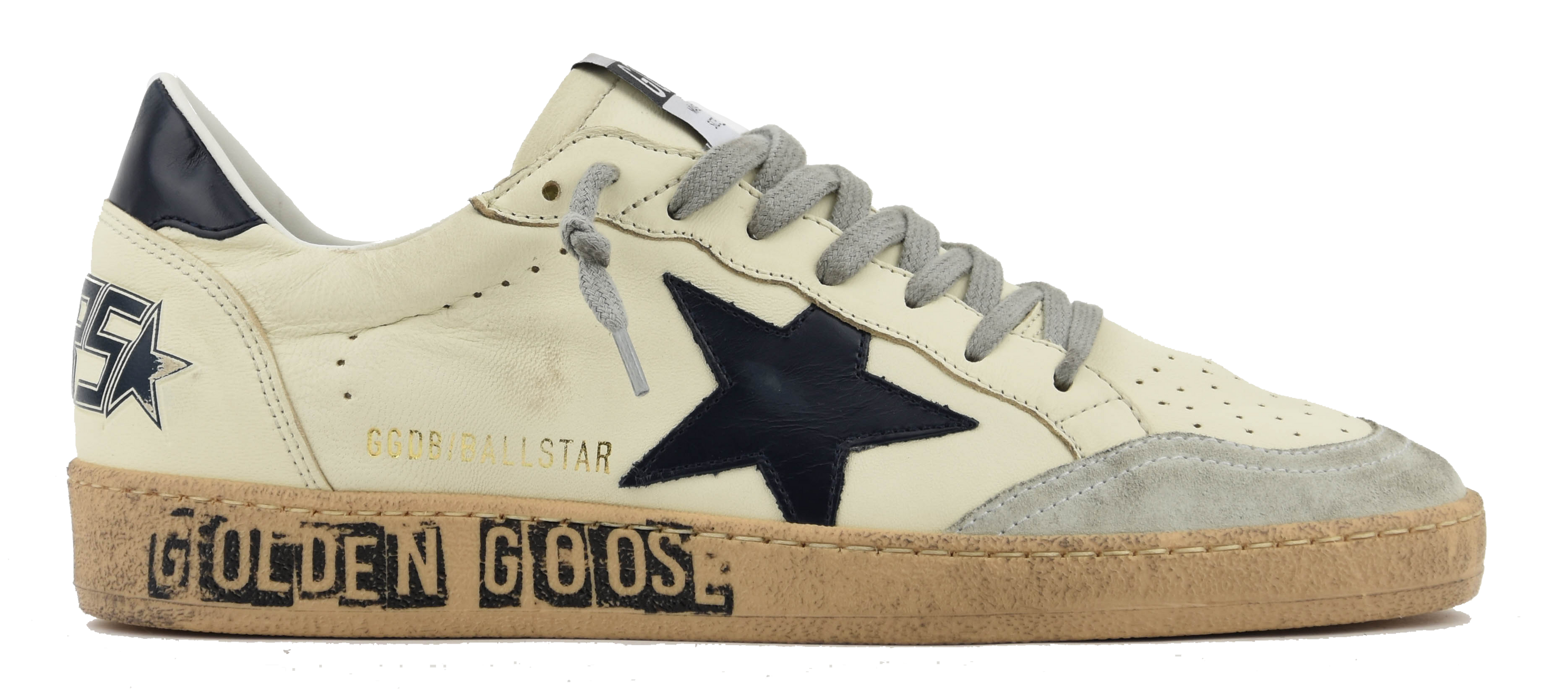 GOLDEN GOOSE BALL STAR WHITE BLUE