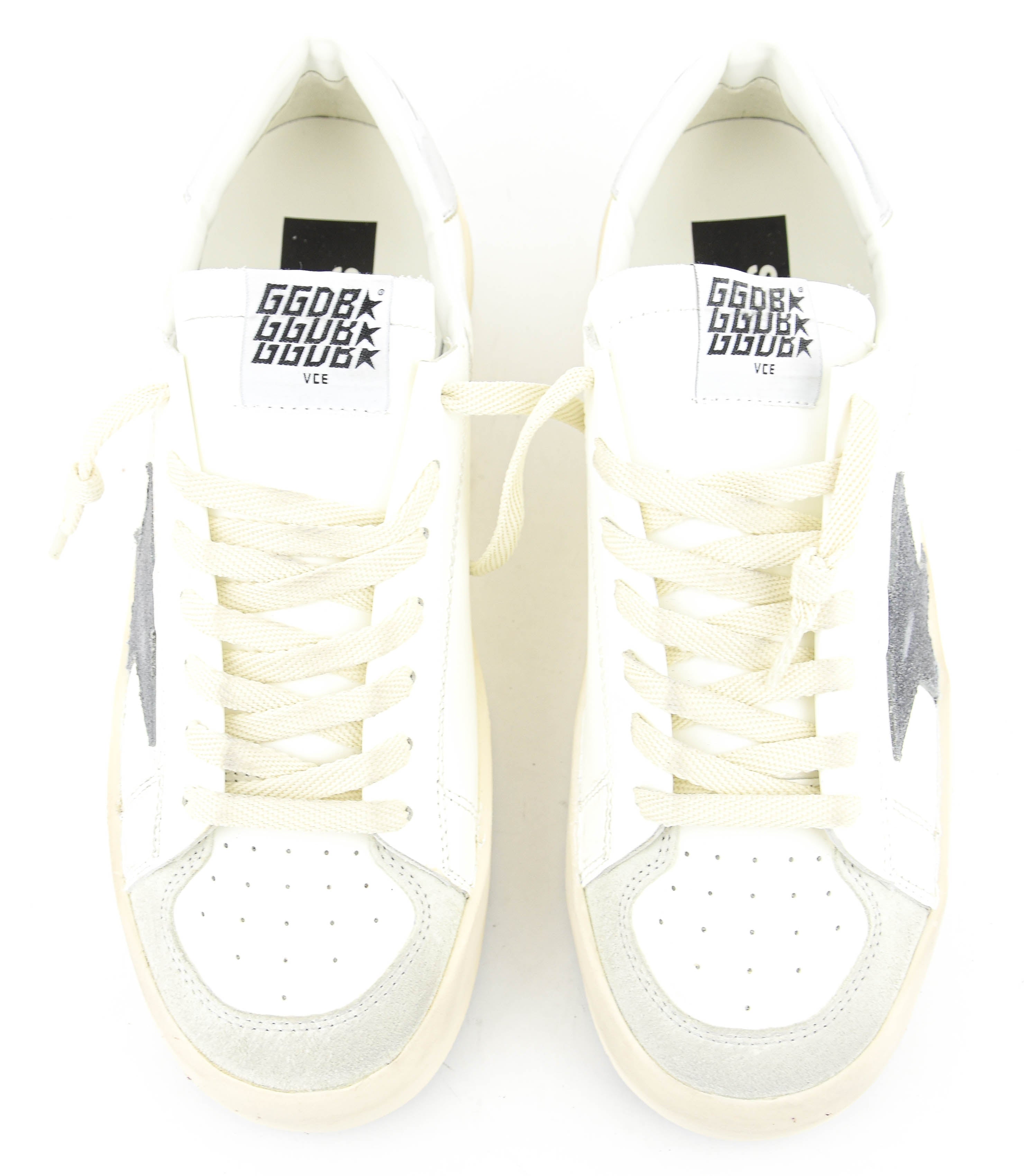 GOLDEN GOOSE STARDAN WHITE GREY