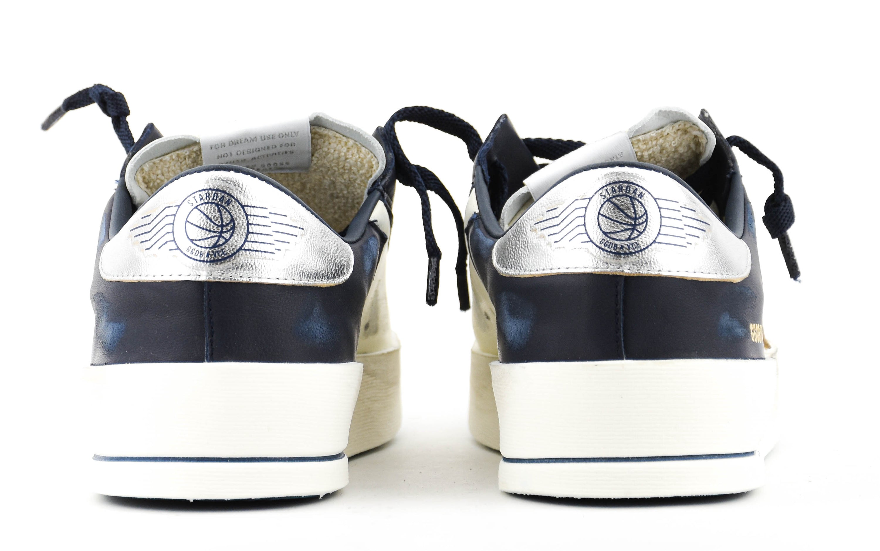 GOLDEN GOOSE STARDAN WHITE BLUE