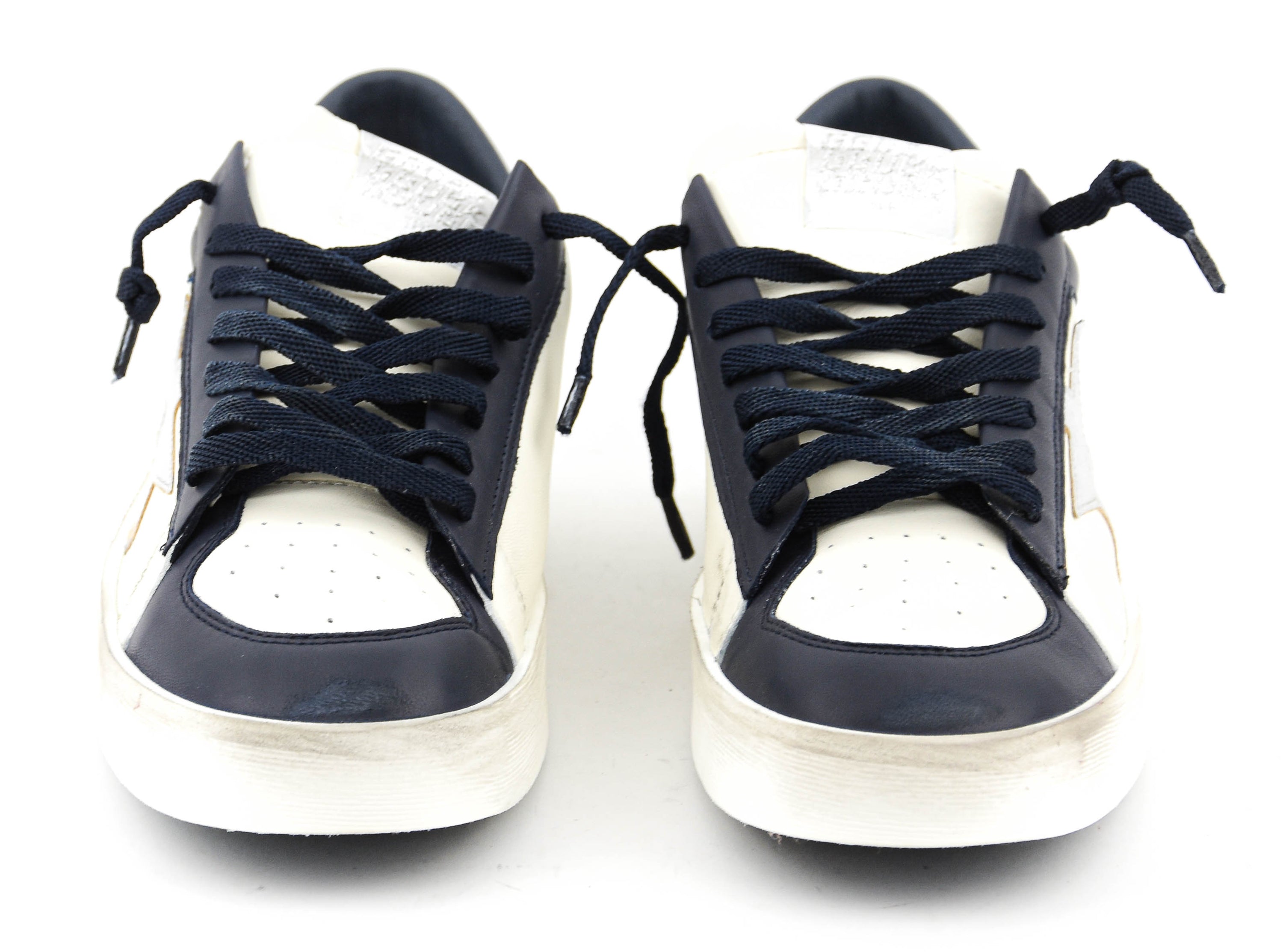 GOLDEN GOOSE STARDAN WHITE BLUE