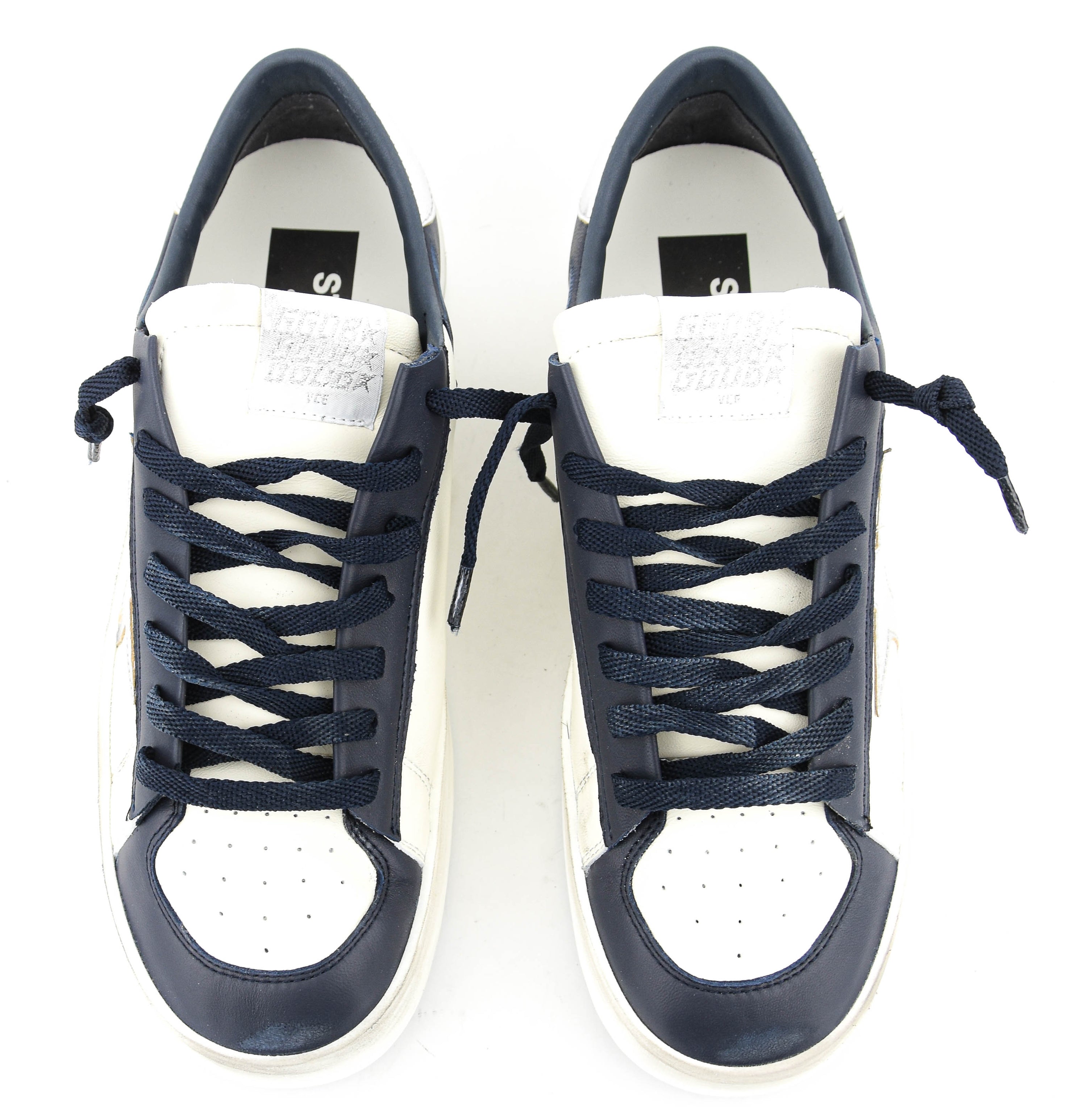 GOLDEN GOOSE STARDAN WHITE BLUE