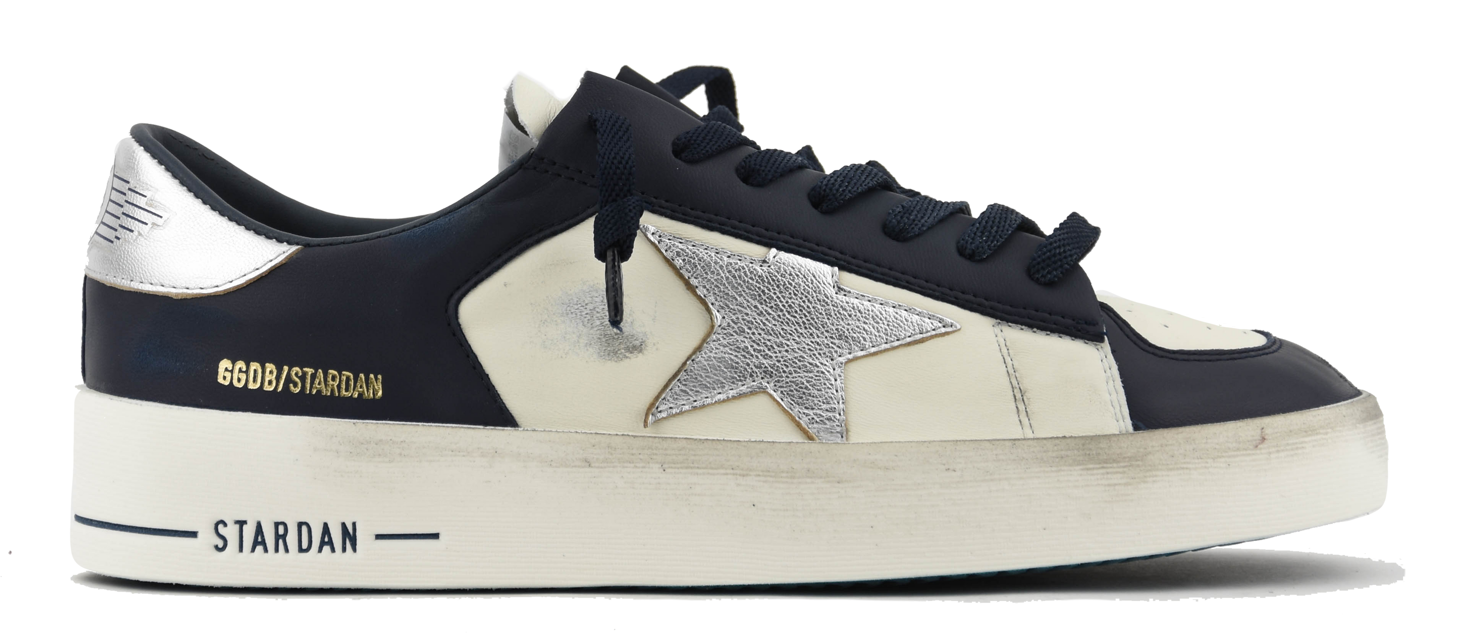 GOLDEN GOOSE STARDAN WHITE BLUE