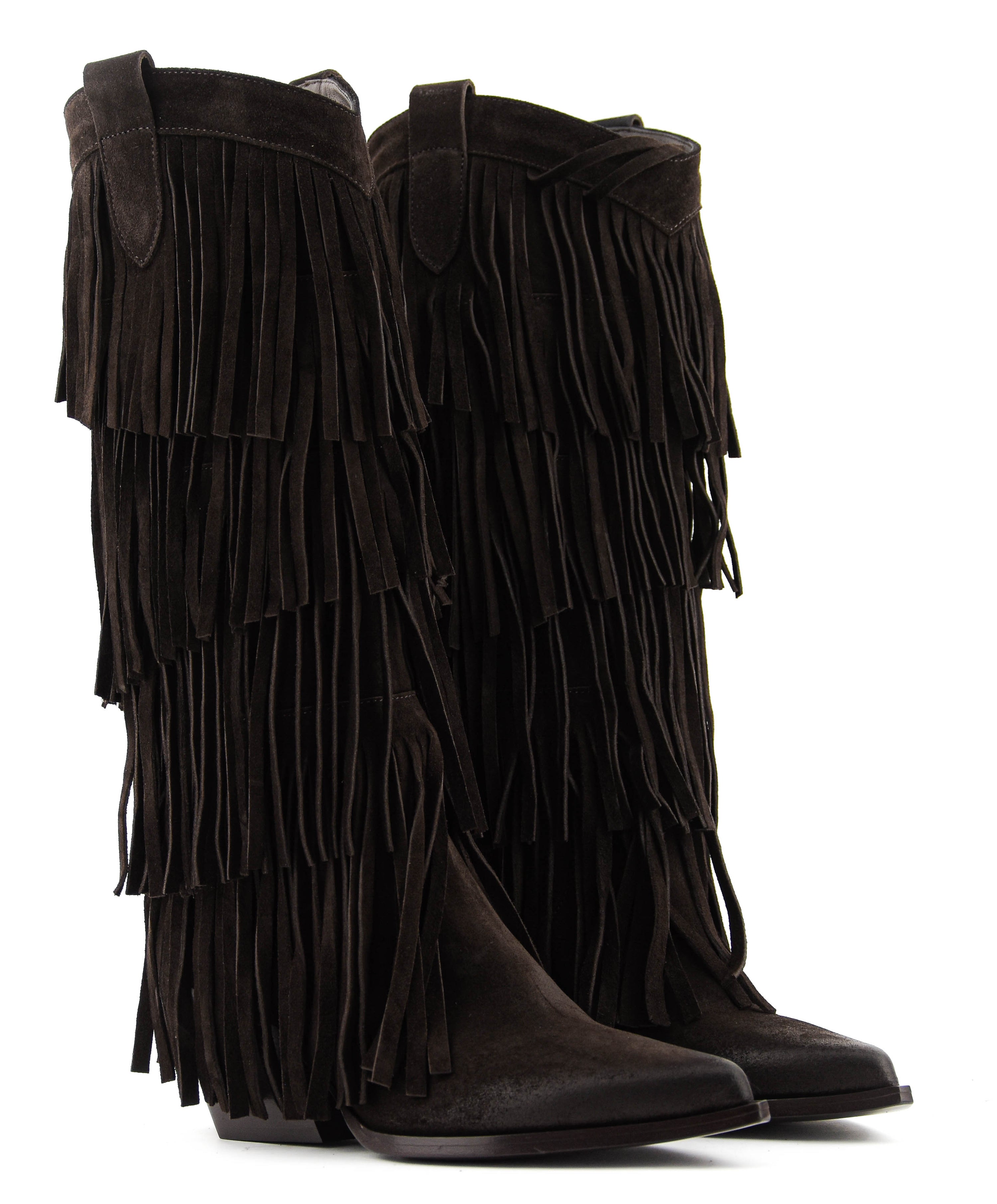 ELENA IACHI BOHO BOOT DARK BROWN